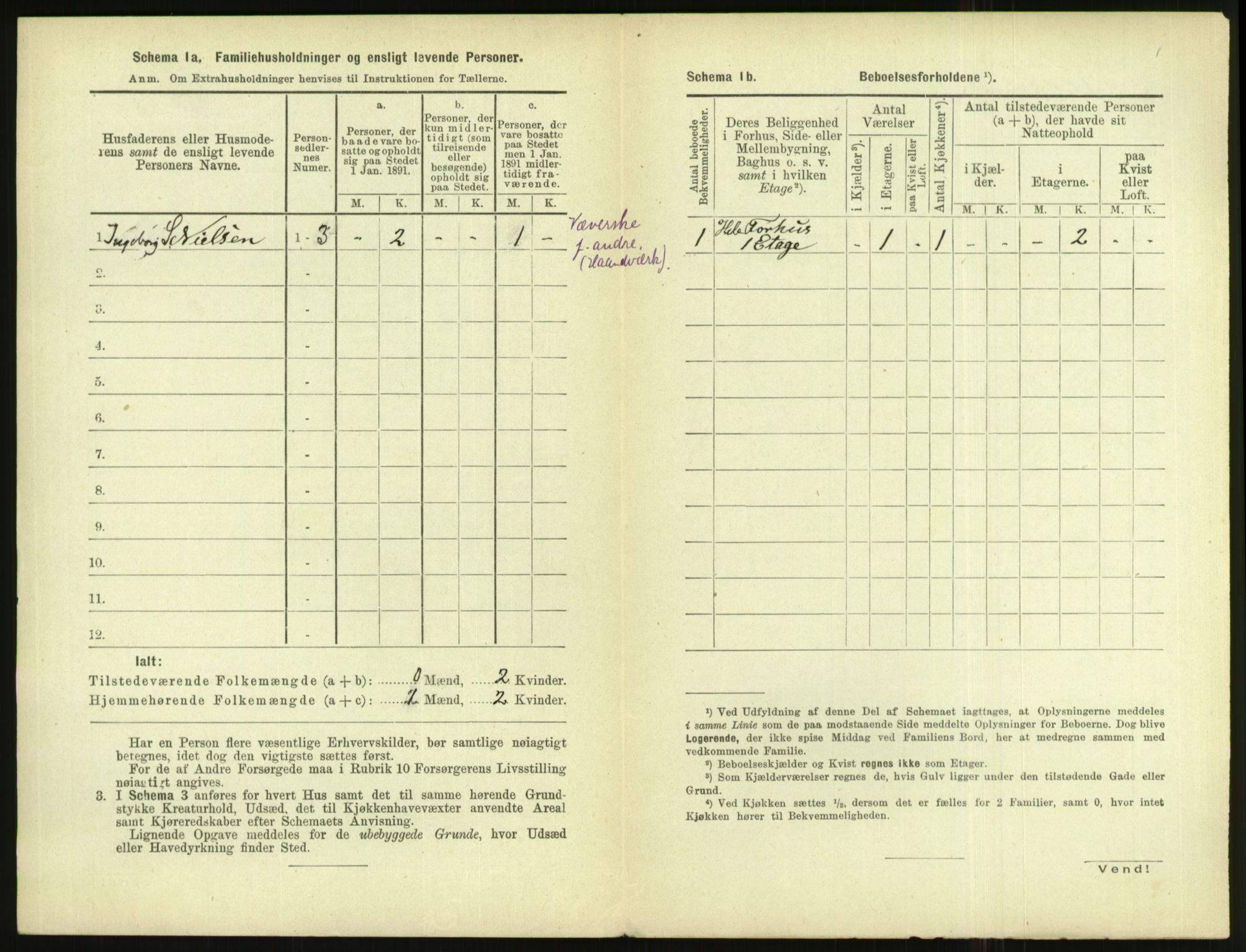 RA, 1891 census for 1004 Flekkefjord, 1891, p. 519