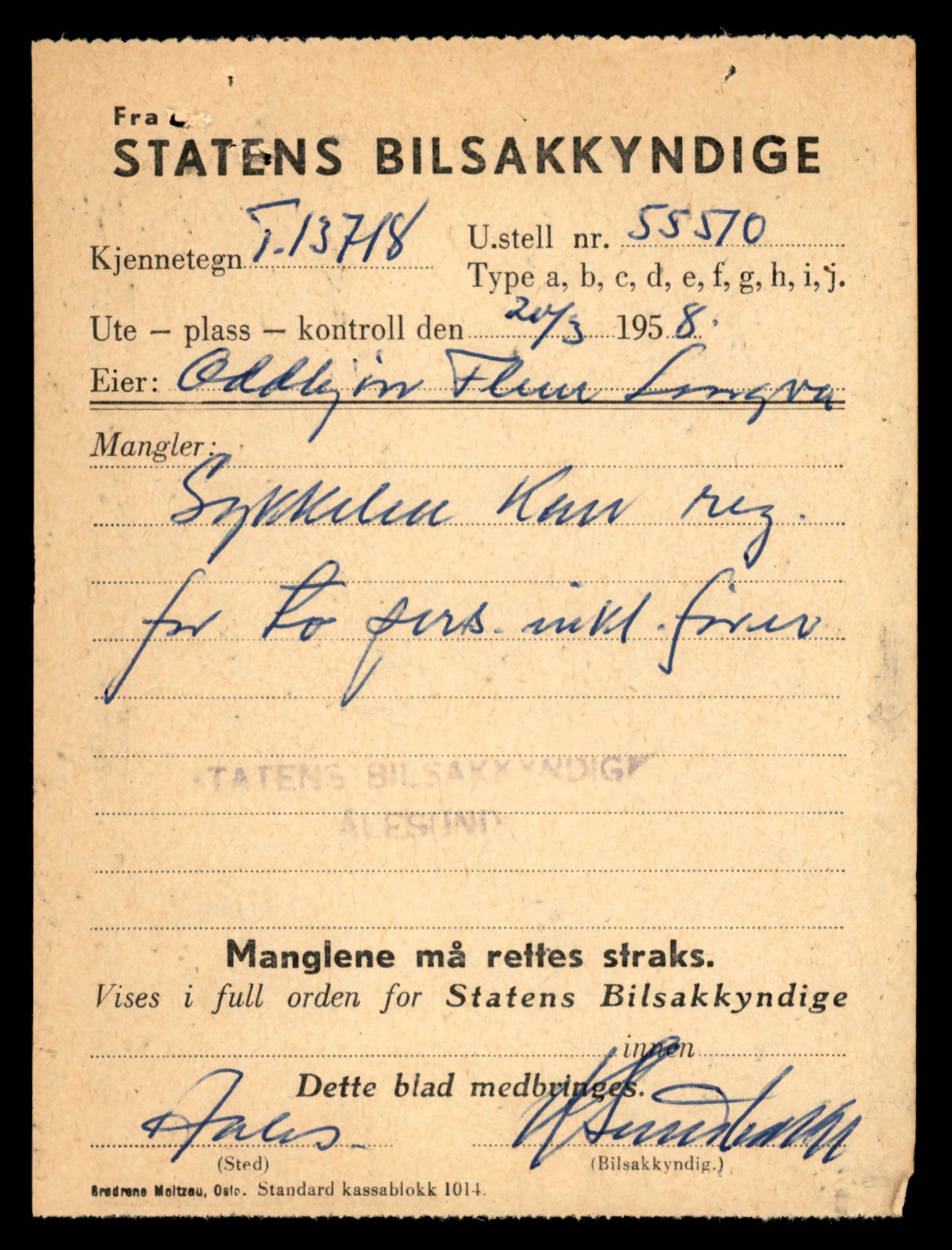 Møre og Romsdal vegkontor - Ålesund trafikkstasjon, AV/SAT-A-4099/F/Fe/L0041: Registreringskort for kjøretøy T 13710 - T 13905, 1927-1998, p. 189