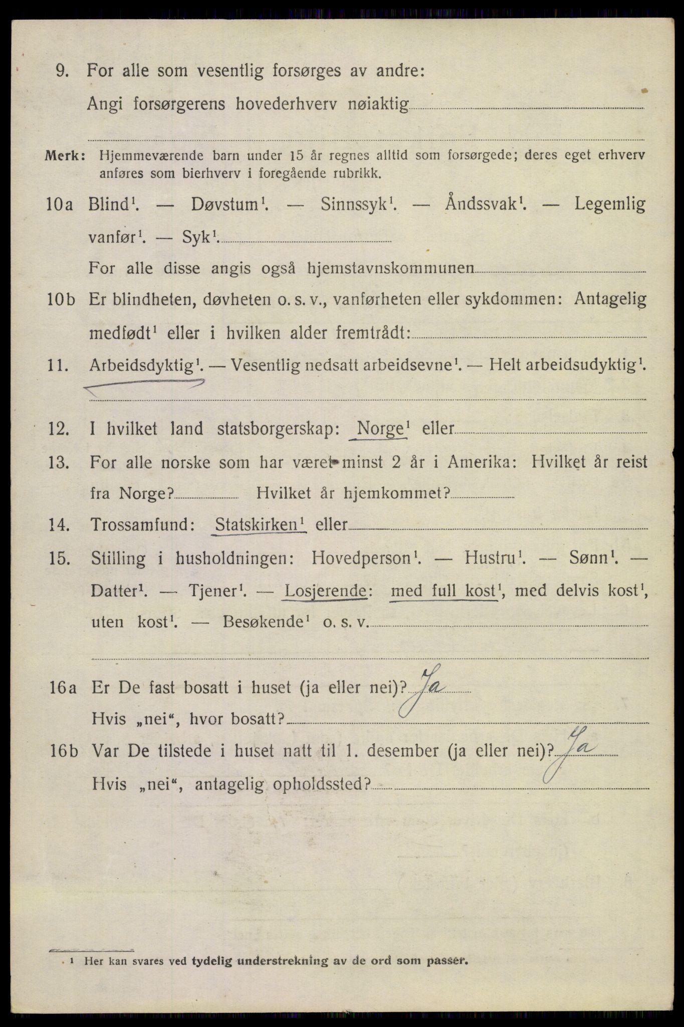 SAKO, 1920 census for Sandeherred, 1920, p. 15889