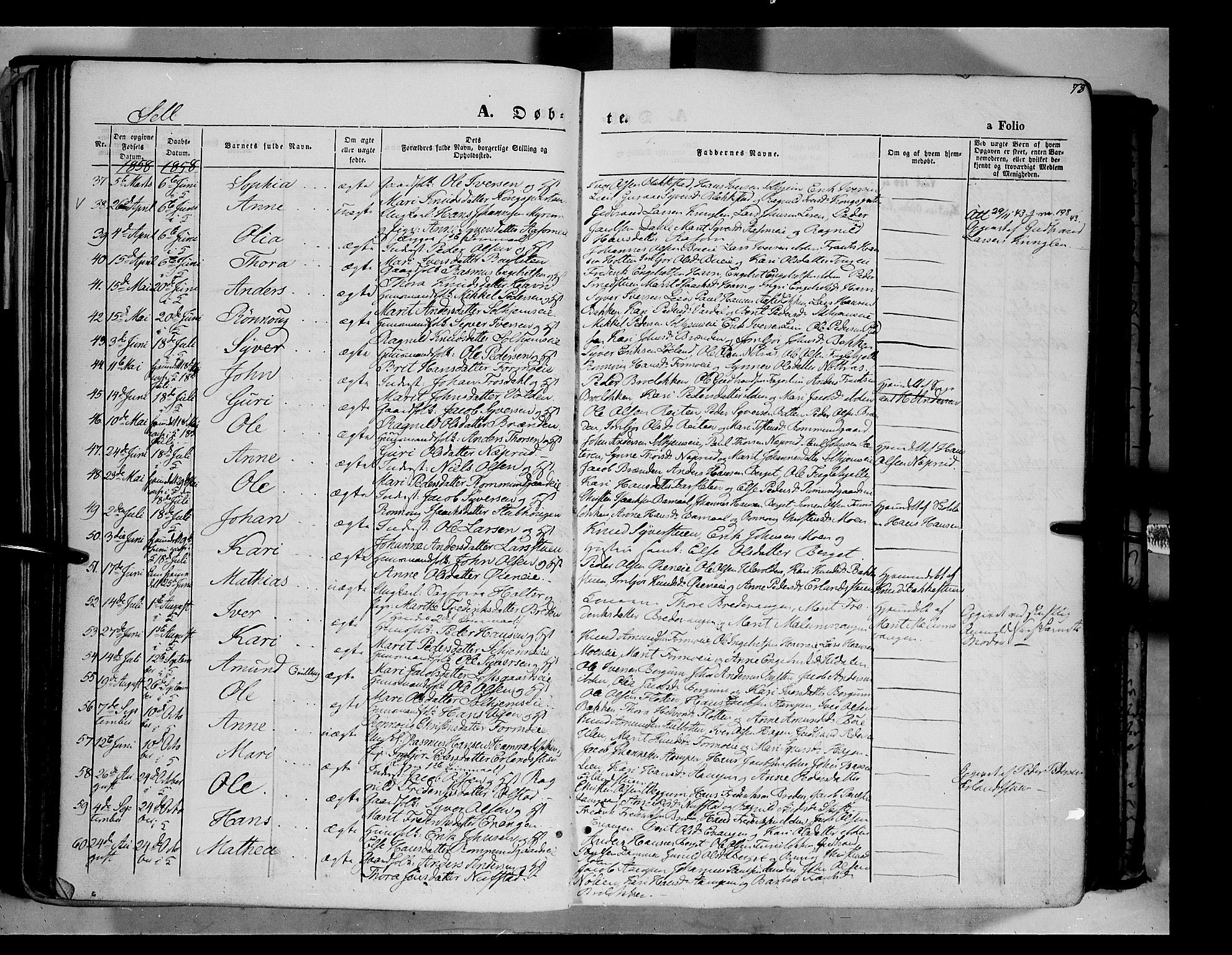 Vågå prestekontor, SAH/PREST-076/H/Ha/Haa/L0006: Parish register (official) no. 6 /3, 1857-1872, p. 78