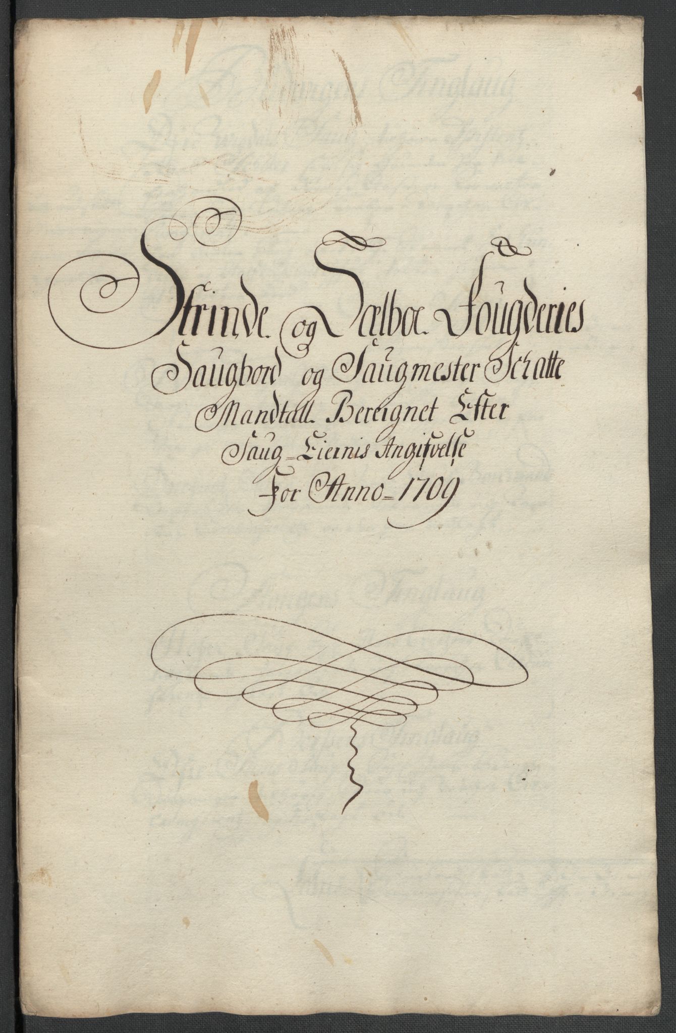 Rentekammeret inntil 1814, Reviderte regnskaper, Fogderegnskap, AV/RA-EA-4092/R61/L4111: Fogderegnskap Strinda og Selbu, 1709-1710, p. 88