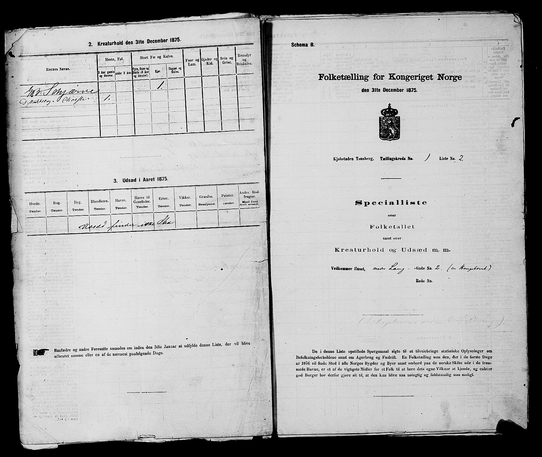 SAKO, 1875 census for 0705P Tønsberg, 1875, p. 27