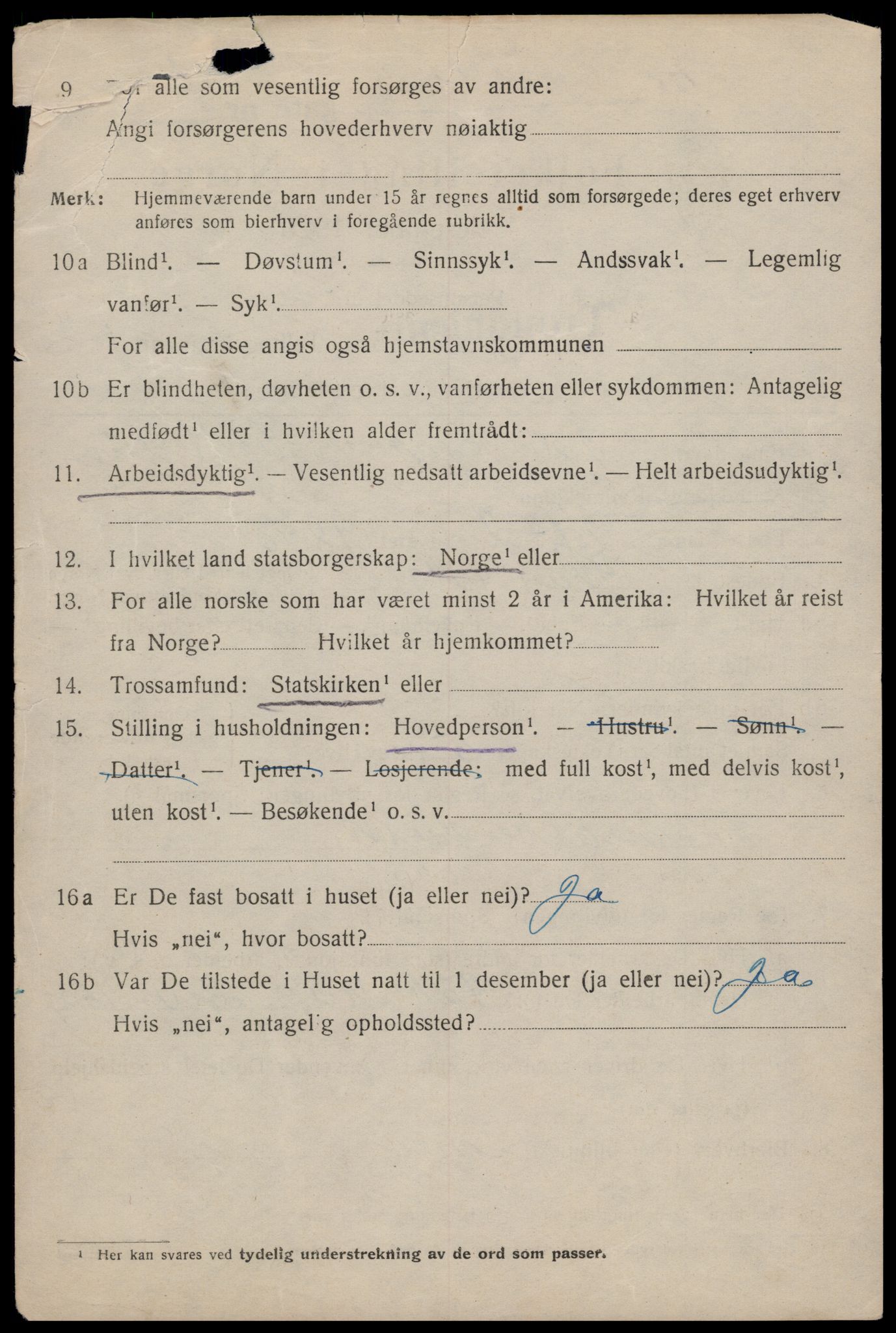 SAT, 1920 census for Trondheim, 1920, p. 59661