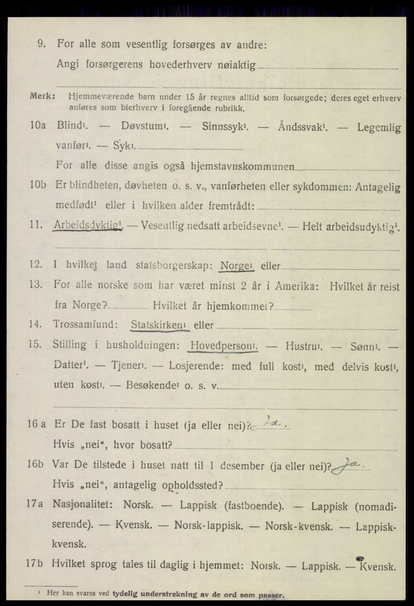 SAT, 1920 census for Leksvik, 1920, p. 6021