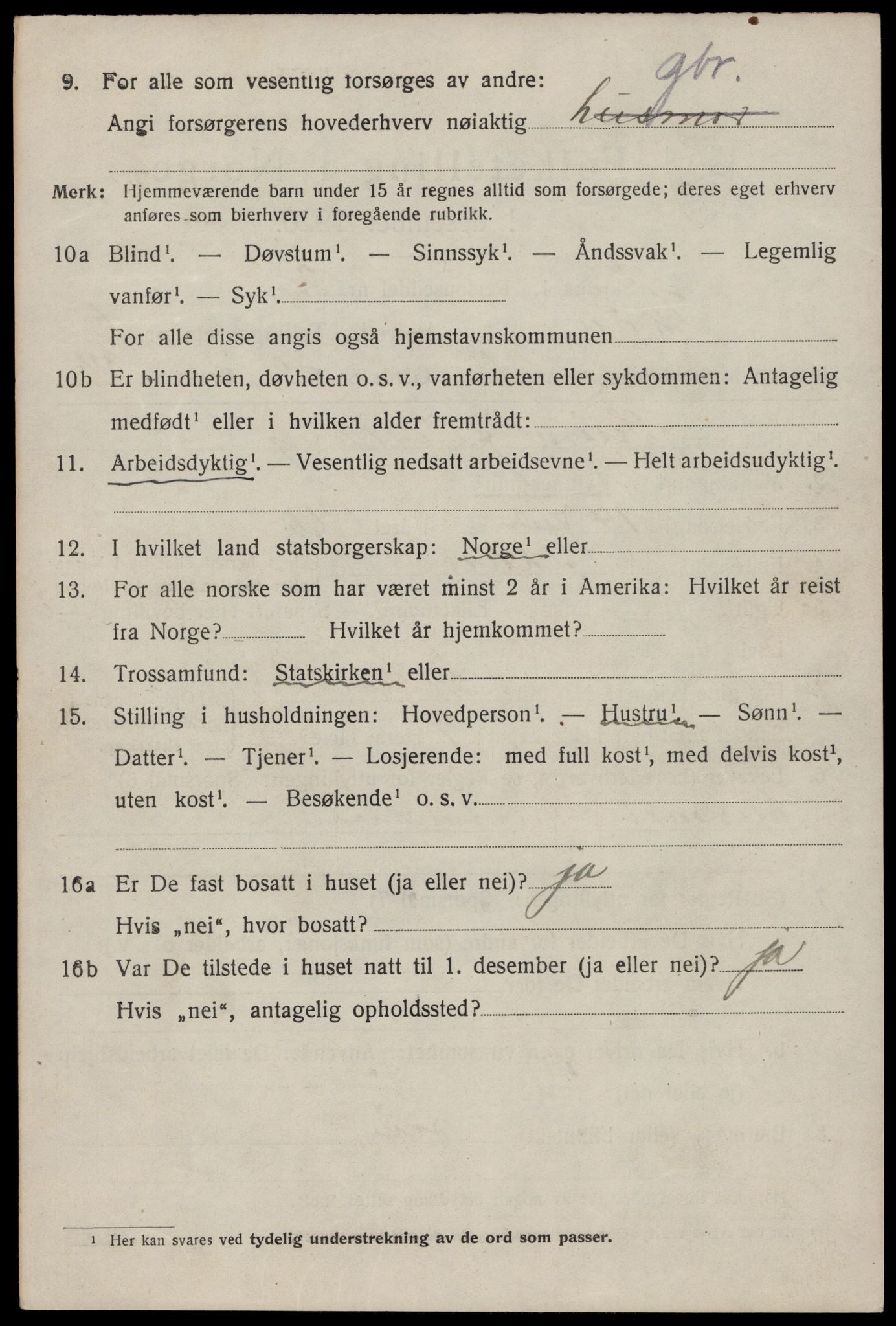 SAST, 1920 census for Skåre, 1920, p. 3731