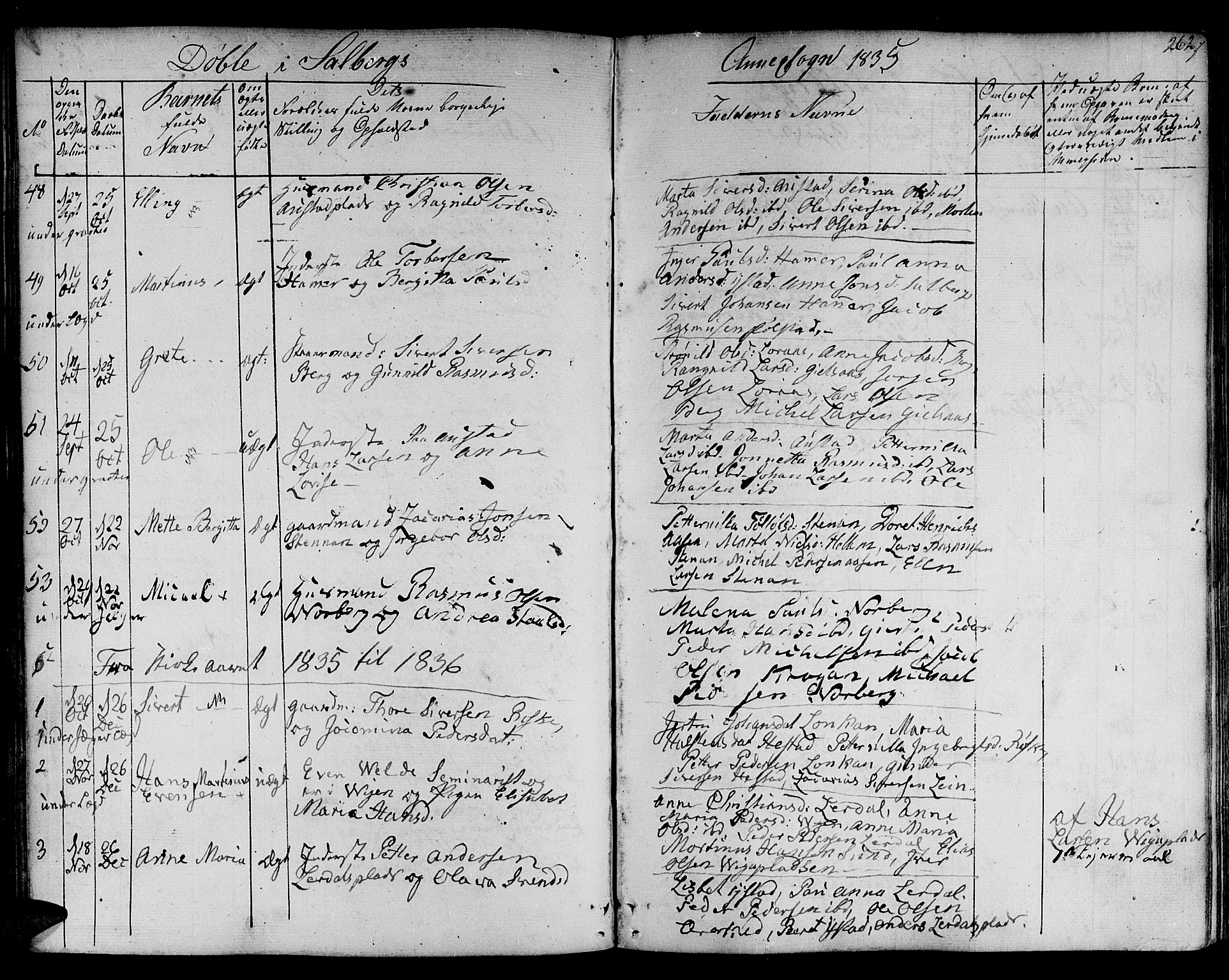 Ministerialprotokoller, klokkerbøker og fødselsregistre - Nord-Trøndelag, AV/SAT-A-1458/730/L0277: Parish register (official) no. 730A06 /2, 1831-1839, p. 262