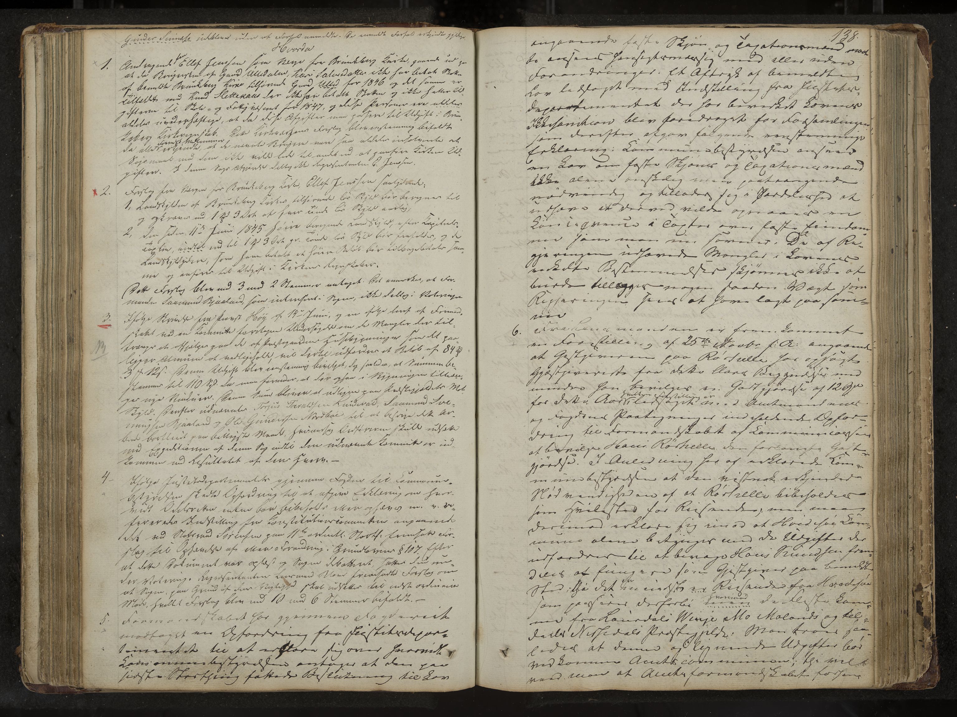 Kviteseid formannskap og sentraladministrasjon, IKAK/0829021/A/Aa/L0001: Møtebok med register, 1837-1866, p. 138