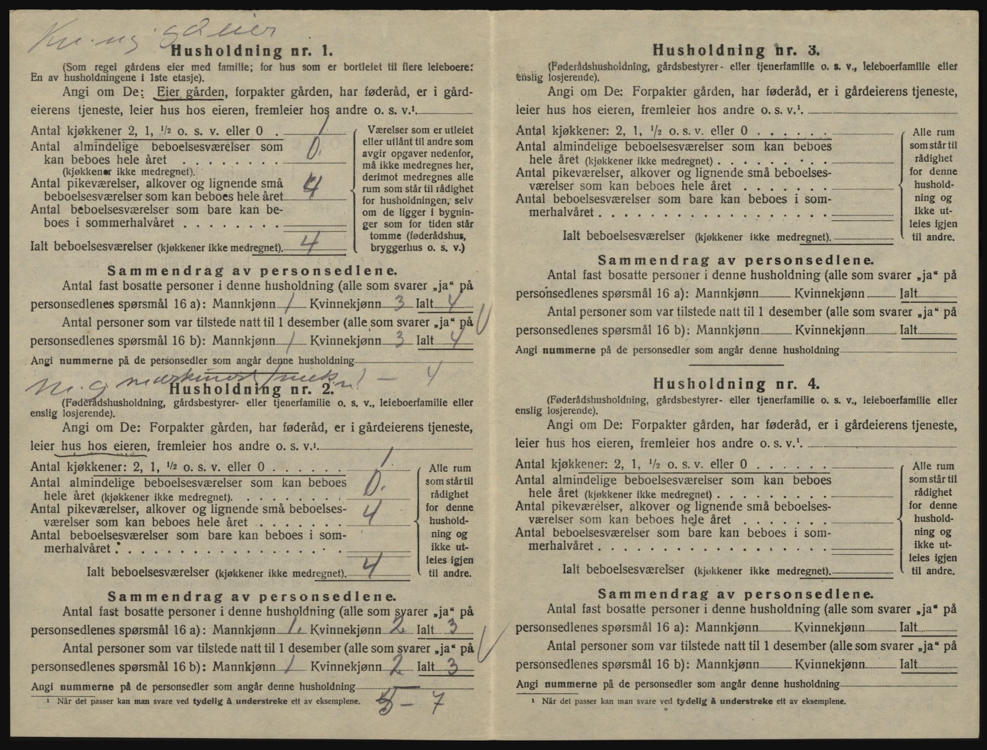 SAO, 1920 census for Glemmen, 1920, p. 1646