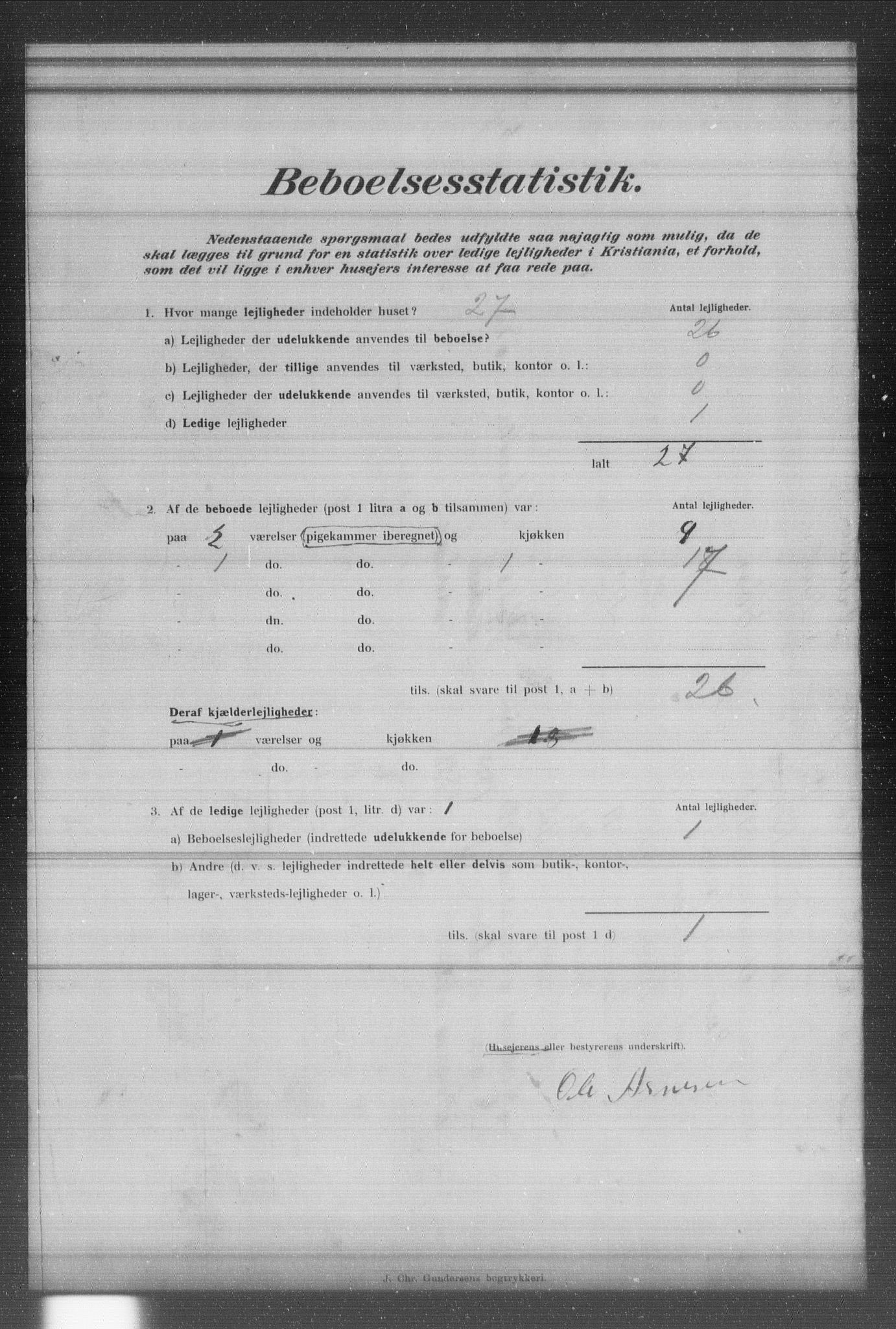 OBA, Municipal Census 1902 for Kristiania, 1902, p. 11413