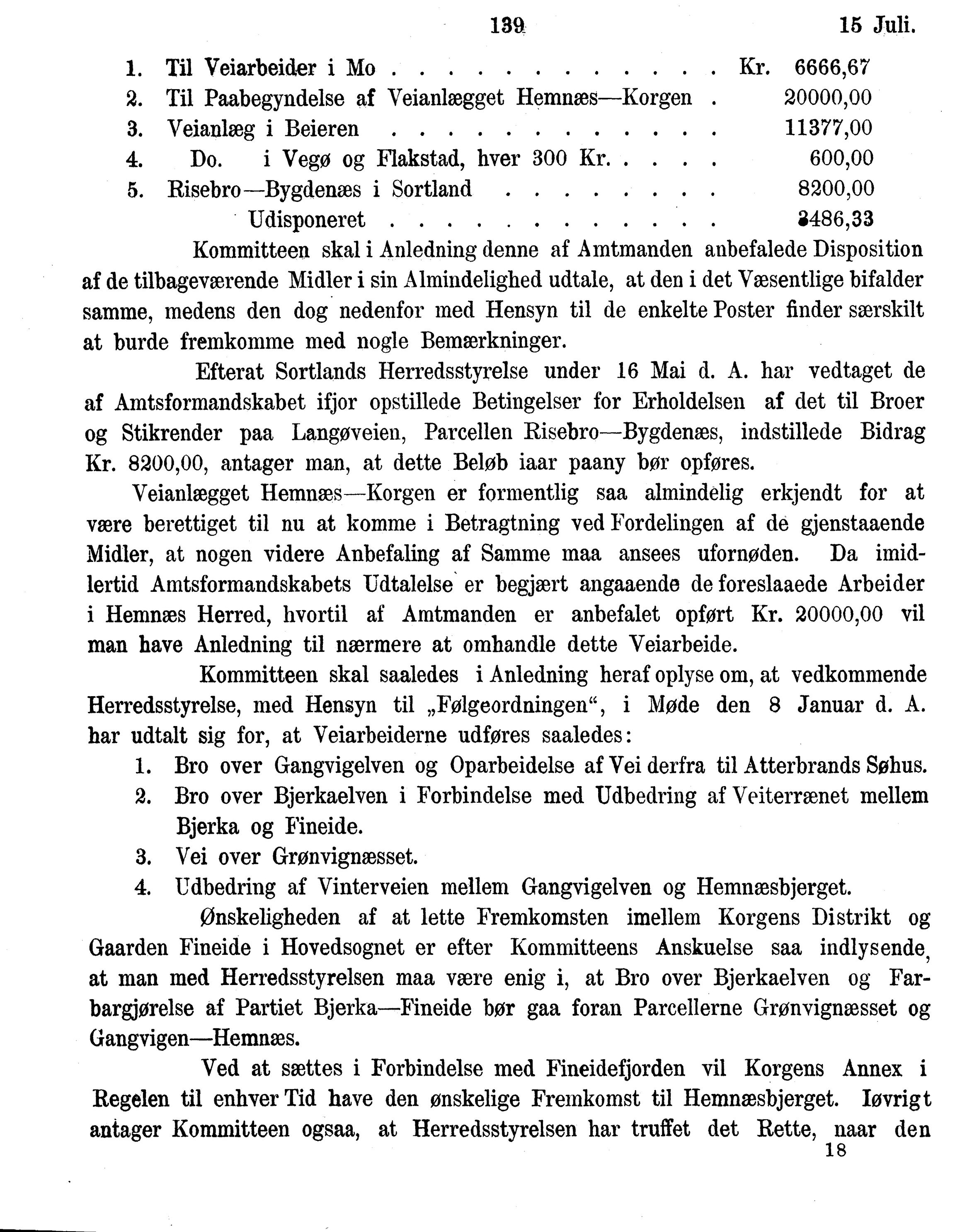 Nordland Fylkeskommune. Fylkestinget, AIN/NFK-17/176/A/Ac/L0014: Fylkestingsforhandlinger 1881-1885, 1881-1885