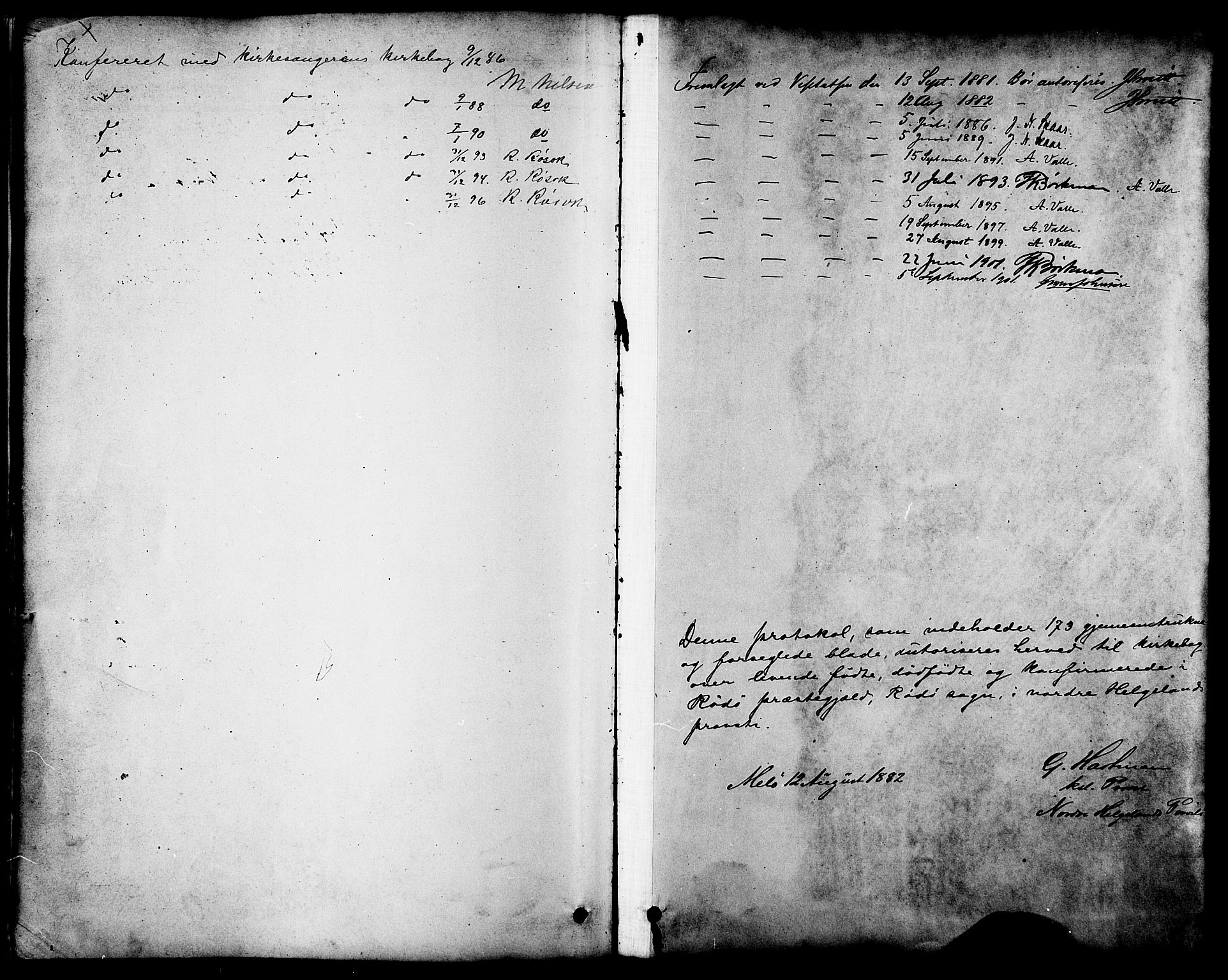 Ministerialprotokoller, klokkerbøker og fødselsregistre - Nordland, SAT/A-1459/841/L0609: Parish register (official) no. 841A12, 1878-1901