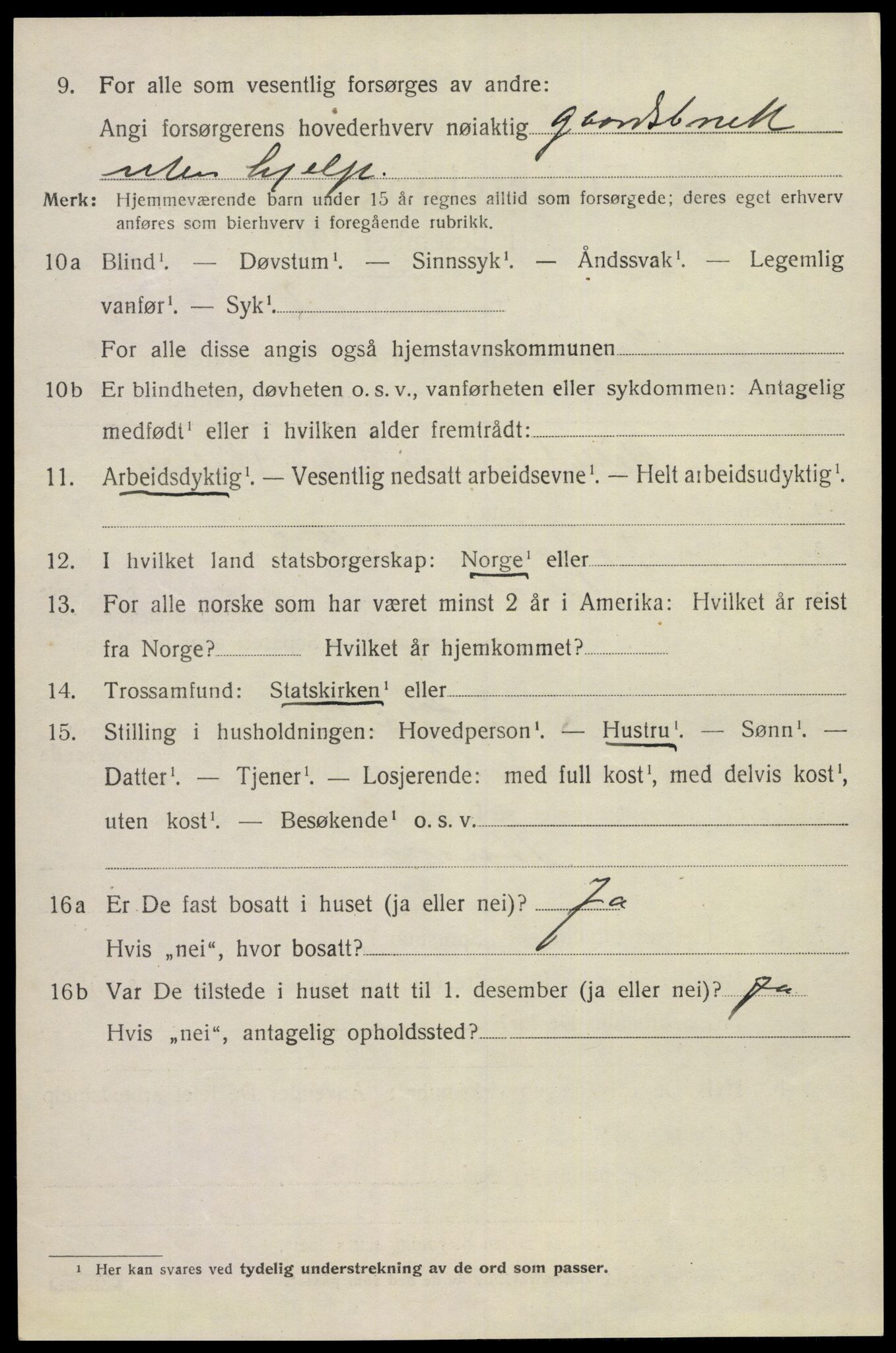 SAKO, 1920 census for Siljan, 1920, p. 1456