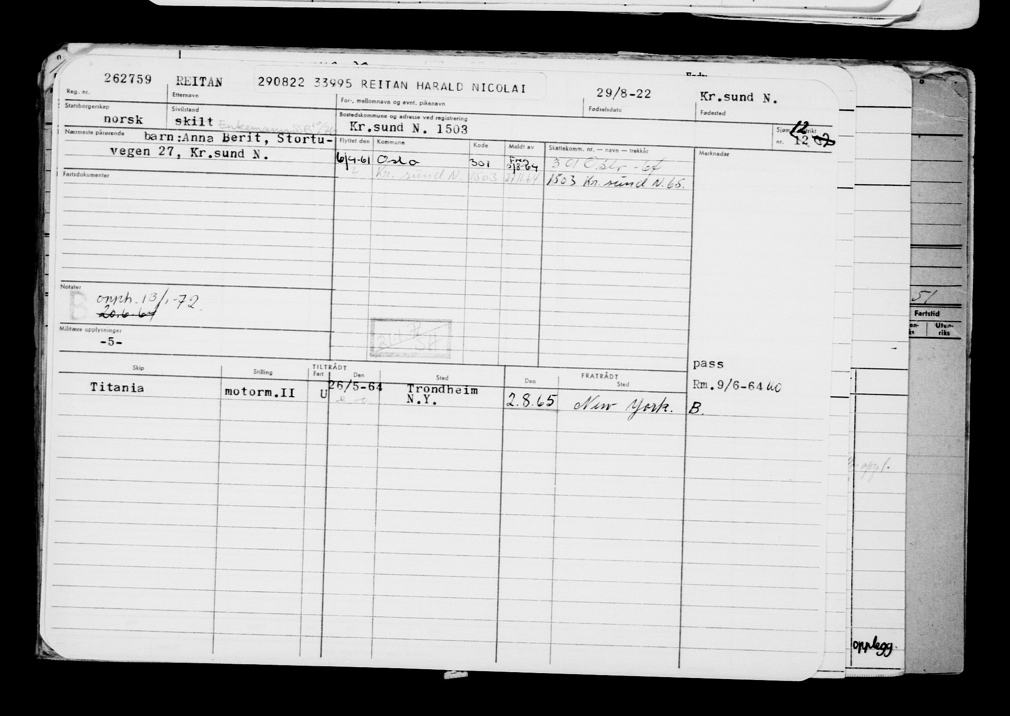 Direktoratet for sjømenn, AV/RA-S-3545/G/Gb/L0210: Hovedkort, 1922, p. 203