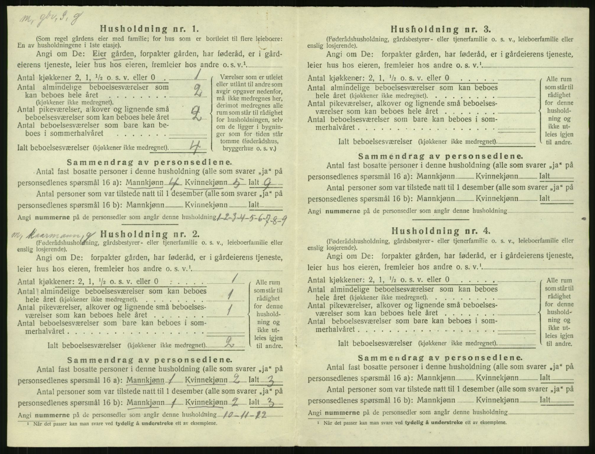 SAT, 1920 census for Giske, 1920, p. 37