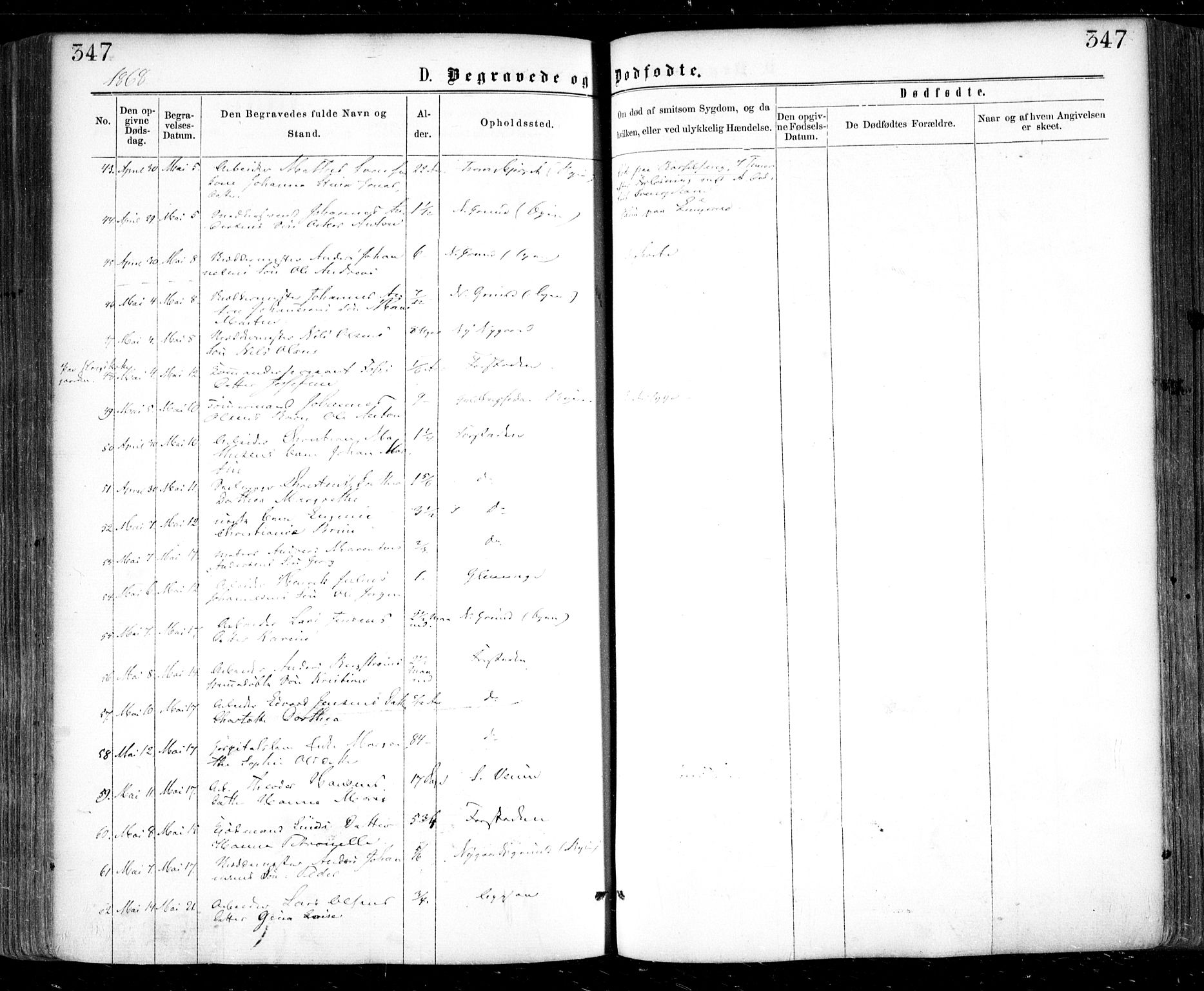 Glemmen prestekontor Kirkebøker, AV/SAO-A-10908/F/Fa/L0008: Parish register (official) no. 8, 1862-1871, p. 347