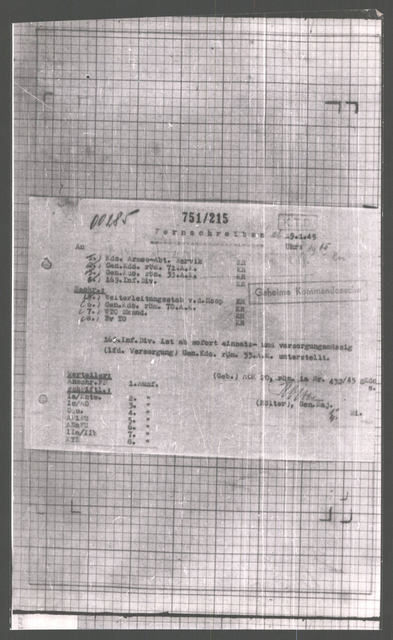 Forsvarets Overkommando. 2 kontor. Arkiv 11.4. Spredte tyske arkivsaker, AV/RA-RAFA-7031/D/Dar/Dara/L0006: Krigsdagbøker for 20. Gebirgs-Armee-Oberkommando (AOK 20), 1945, p. 639