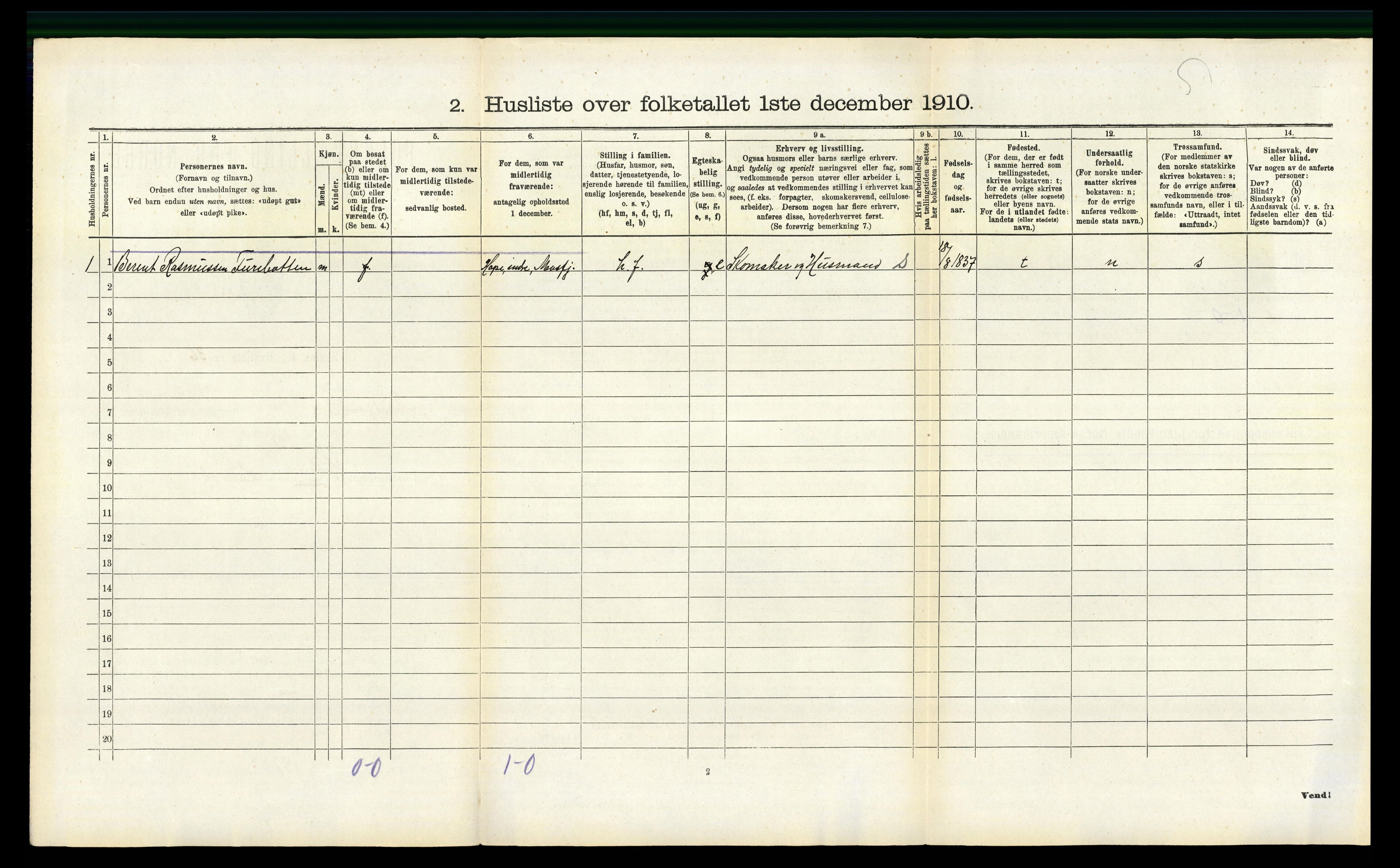 RA, 1910 census for Masfjorden, 1910, p. 321