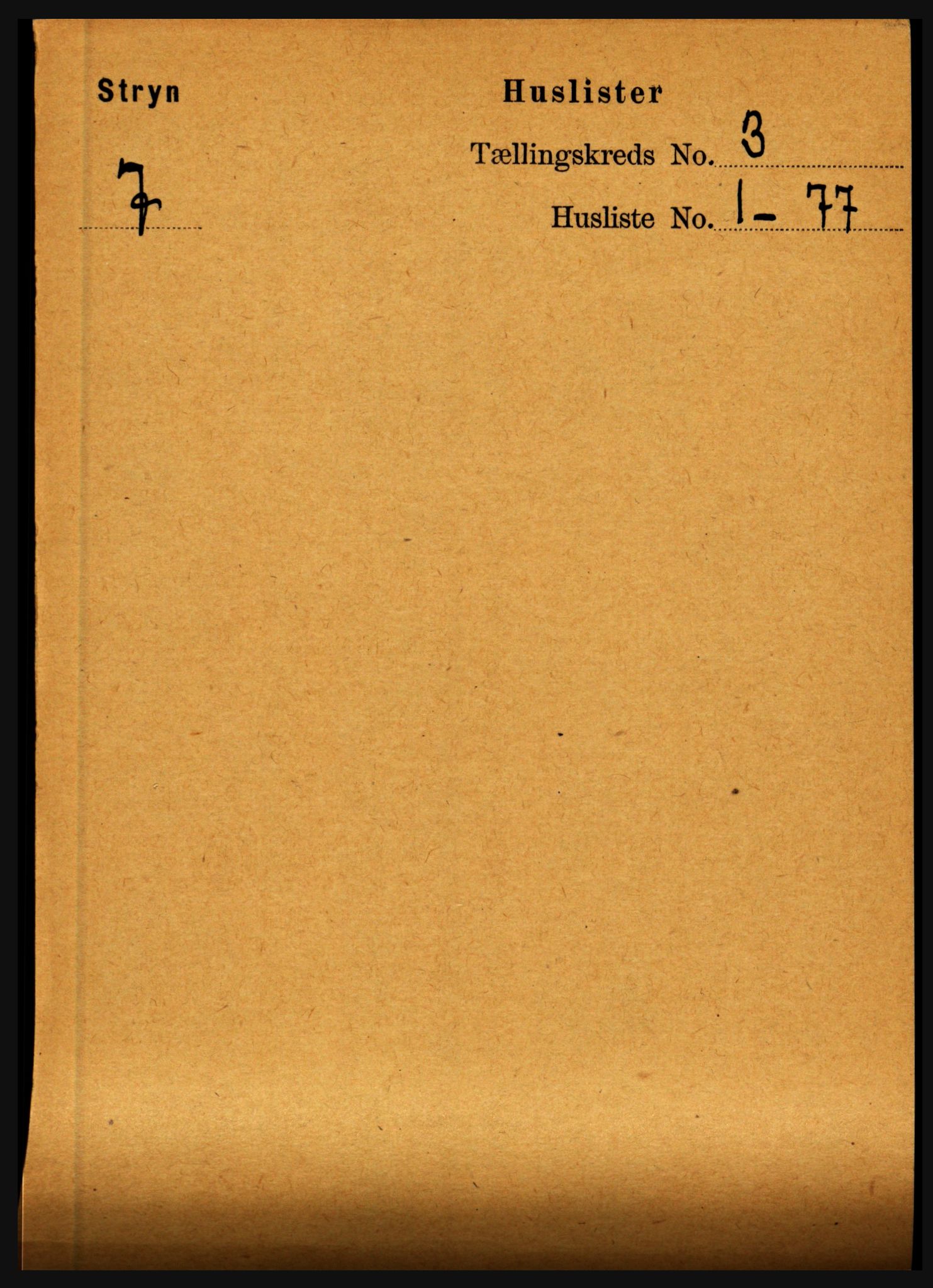 RA, 1891 census for 1448 Stryn, 1891, p. 1016