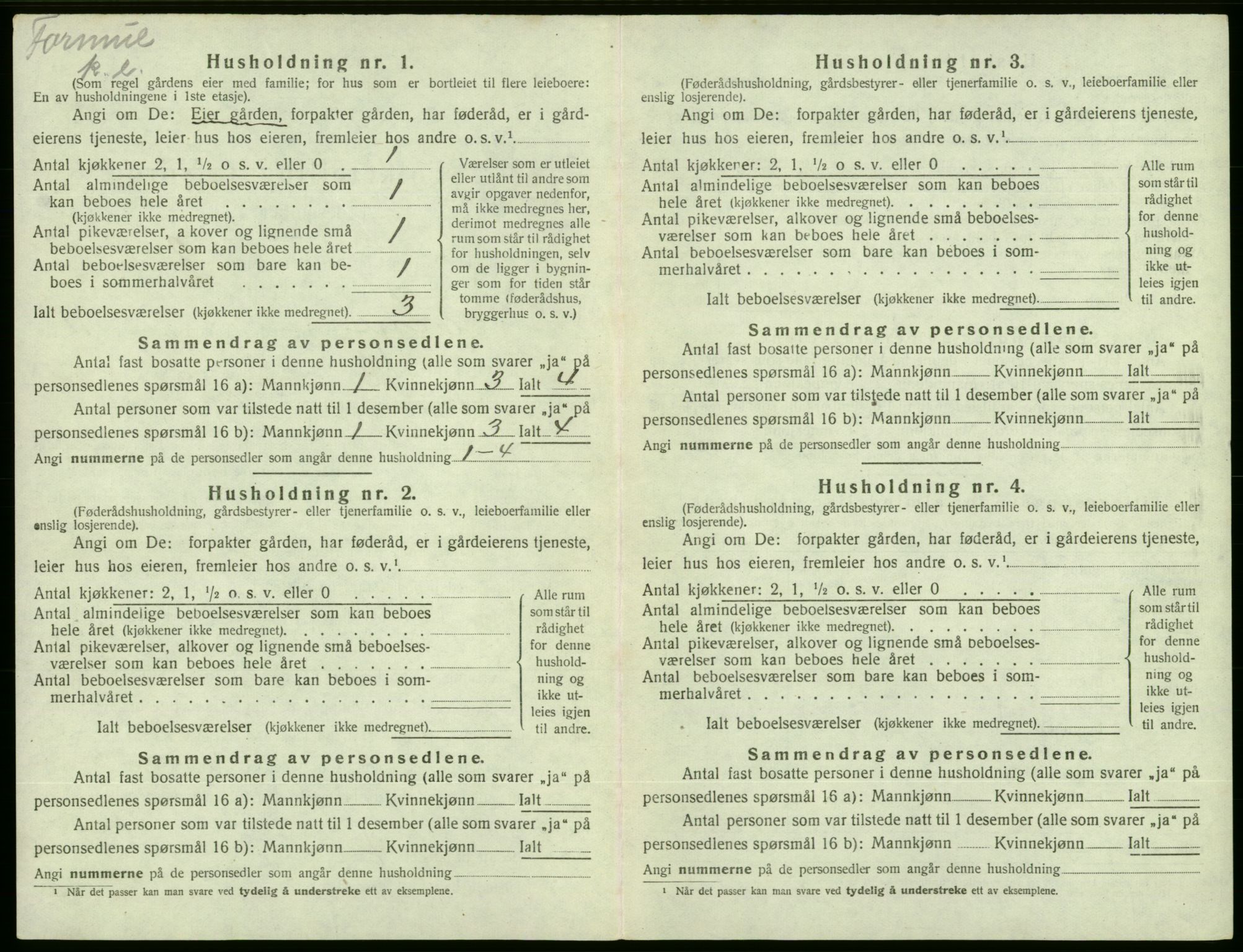 SAB, 1920 census for Etne, 1920, p. 878