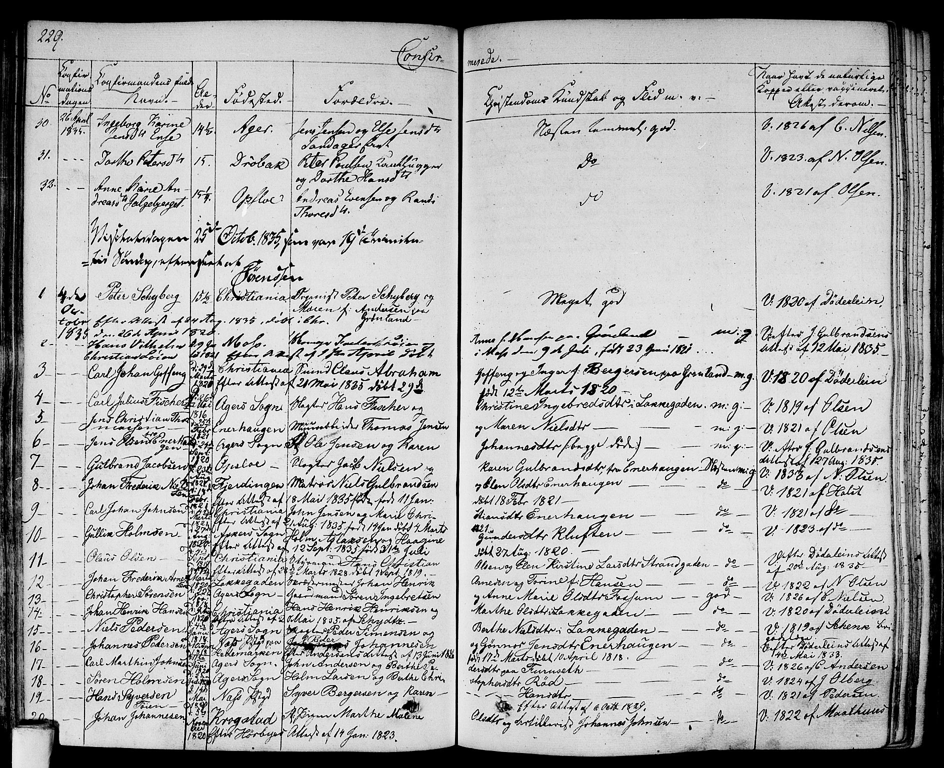 Gamlebyen prestekontor Kirkebøker, AV/SAO-A-10884/F/Fa/L0003: Parish register (official) no. 3, 1829-1849, p. 229