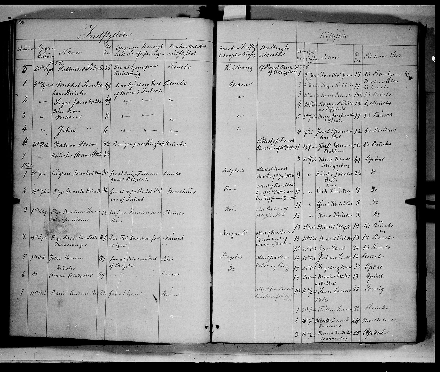 Kvikne prestekontor, AV/SAH-PREST-064/H/Ha/Haa/L0005: Parish register (official) no. 5, 1841-1862, p. 146