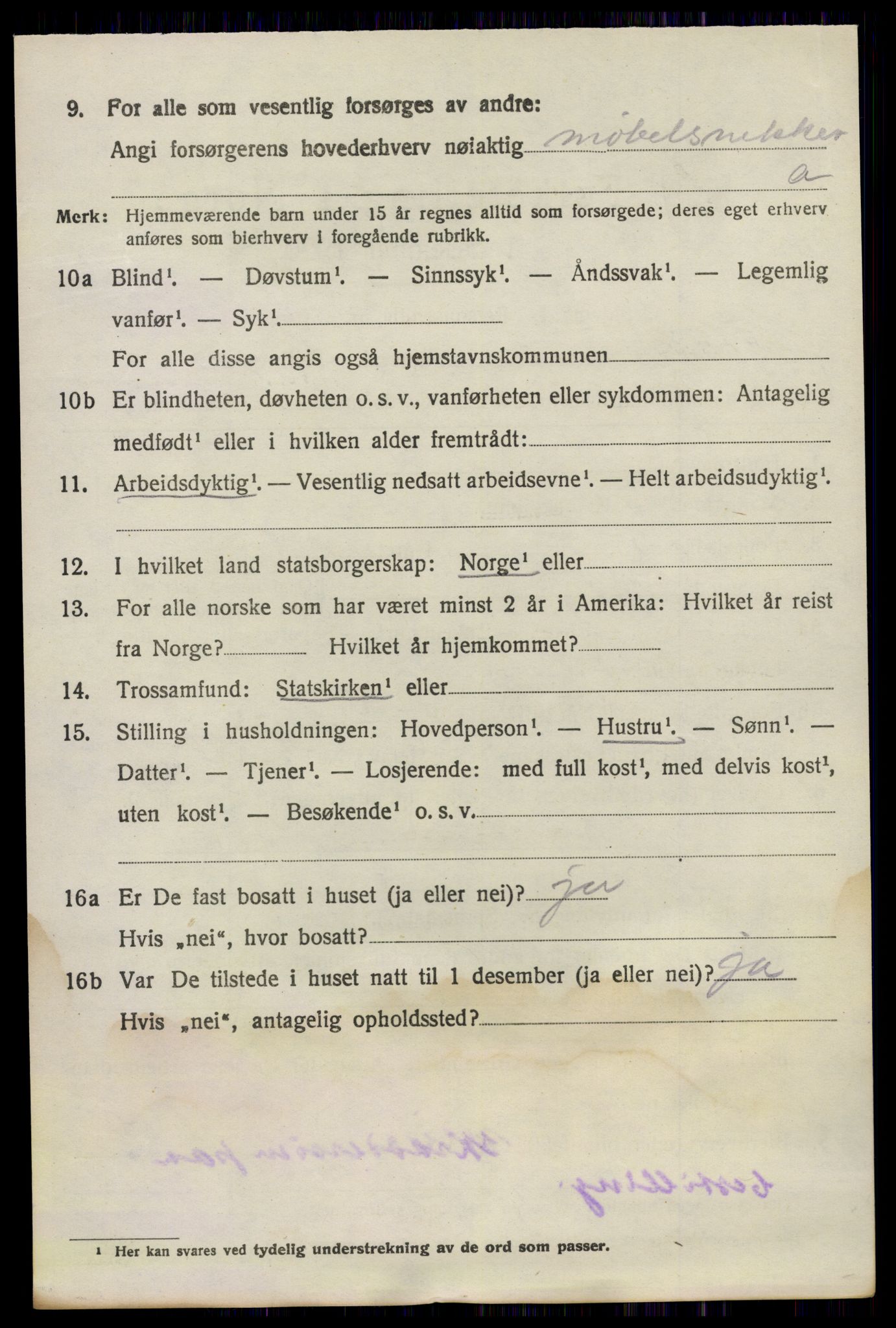 SAO, 1920 census for Kråkstad, 1920, p. 6784