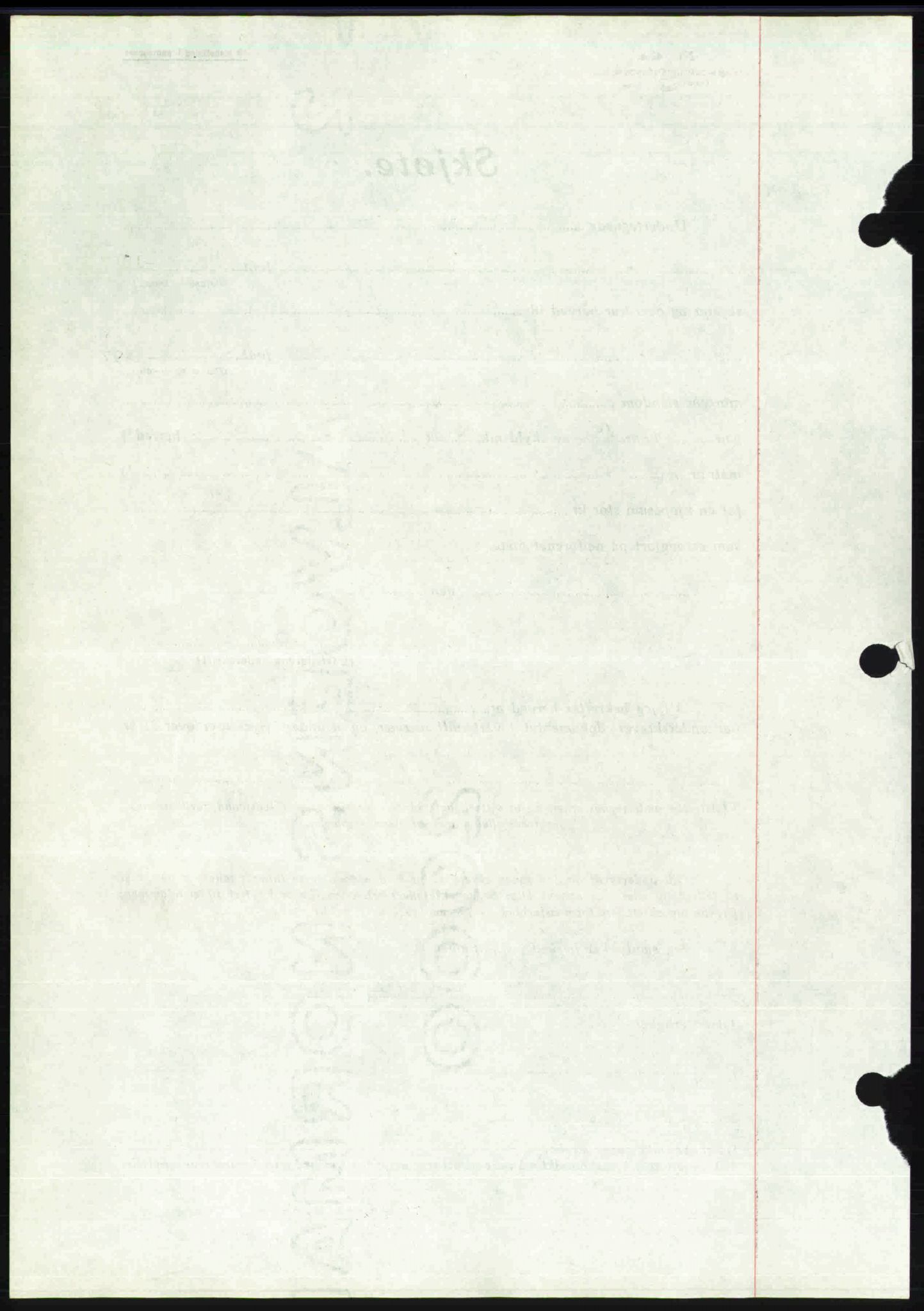 Toten tingrett, SAH/TING-006/H/Hb/Hbc/L0004: Mortgage book no. Hbc-04, 1938-1938, Diary no: : 1040/1938