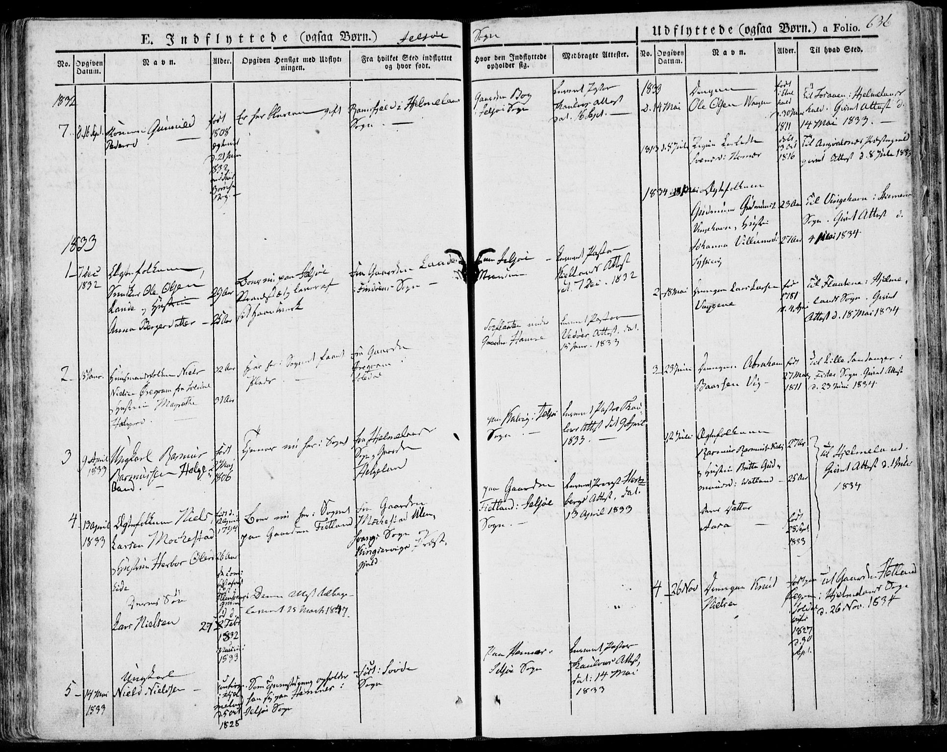 Jelsa sokneprestkontor, AV/SAST-A-101842/01/IV: Parish register (official) no. A 6.2, 1828-1853, p. 636