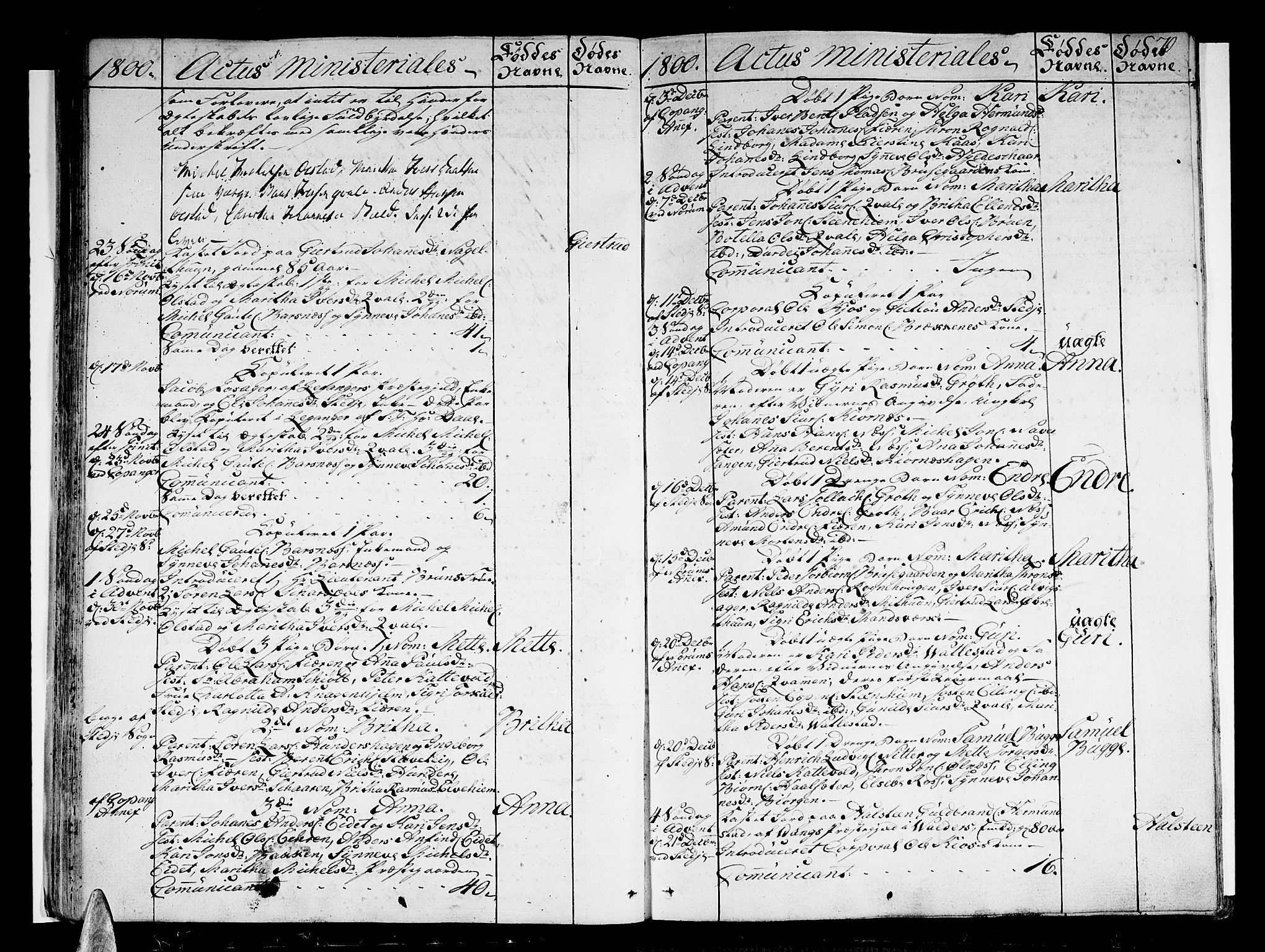 Sogndal sokneprestembete, AV/SAB-A-81301/H/Haa/Haaa/L0008: Parish register (official) no. A 8, 1795-1809, p. 70