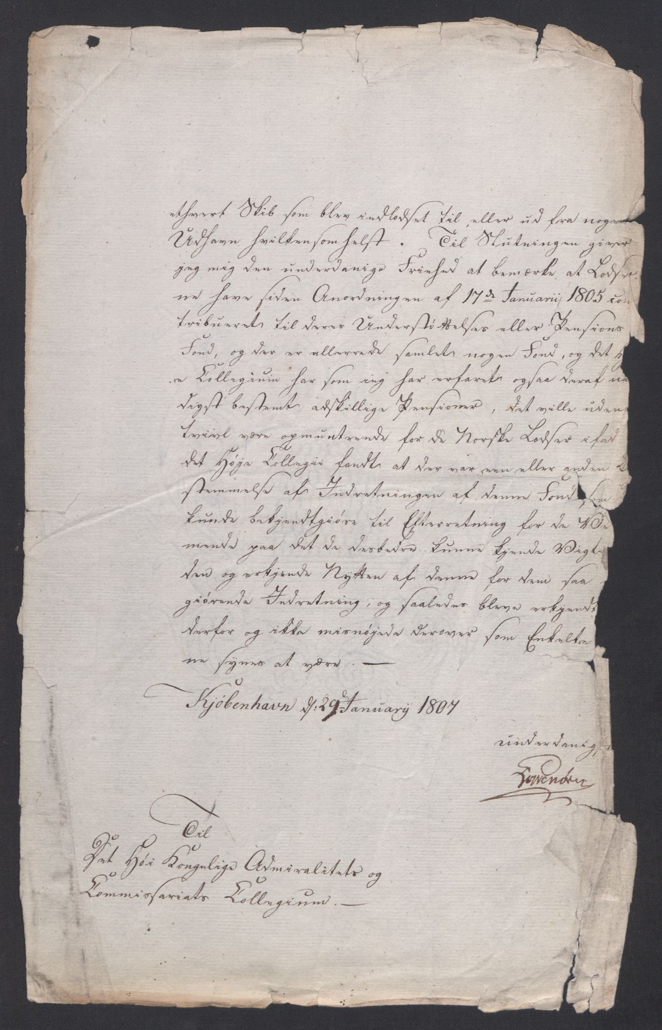 Forskjellige samlinger, Uplasserte saker i Eldre avdeling, AV/RA-EA-4033/F/L0005: Losvesenet., 1723-1807, p. 155