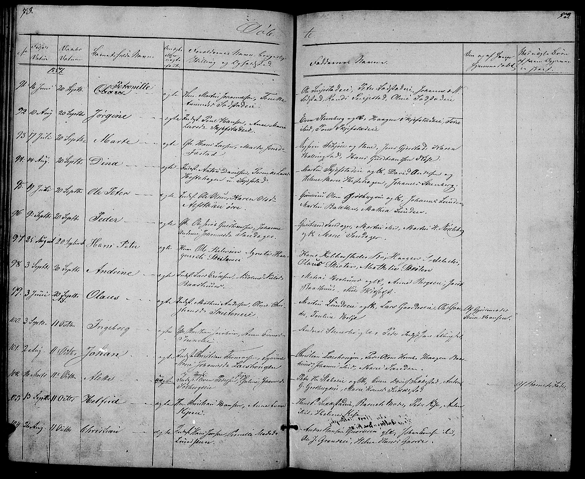 Østre Toten prestekontor, AV/SAH-PREST-104/H/Ha/Hab/L0003: Parish register (copy) no. 3, 1848-1857, p. 73