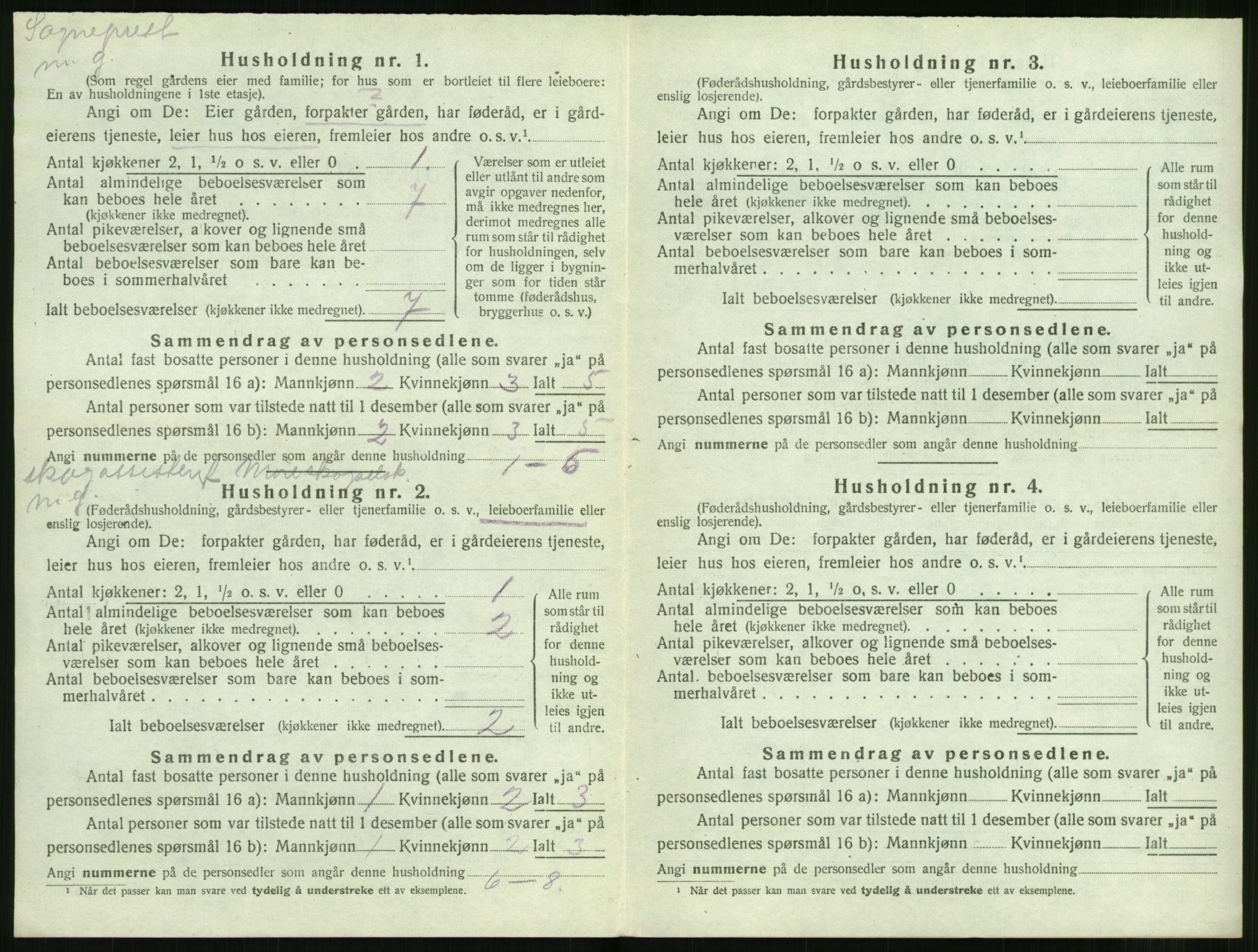 SAT, 1920 census for Ørsta, 1920, p. 149