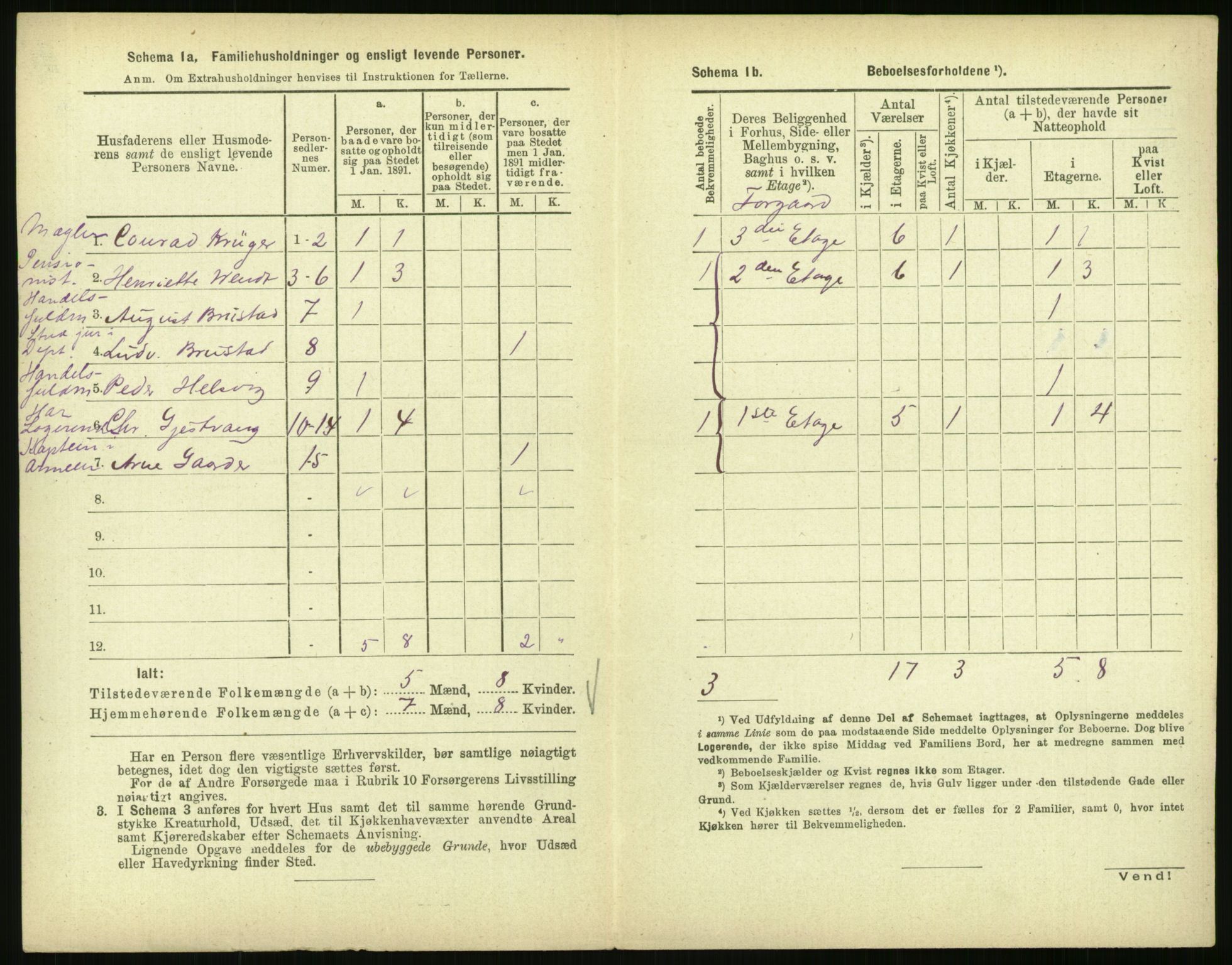 RA, 1891 census for 0301 Kristiania, 1891, p. 45972