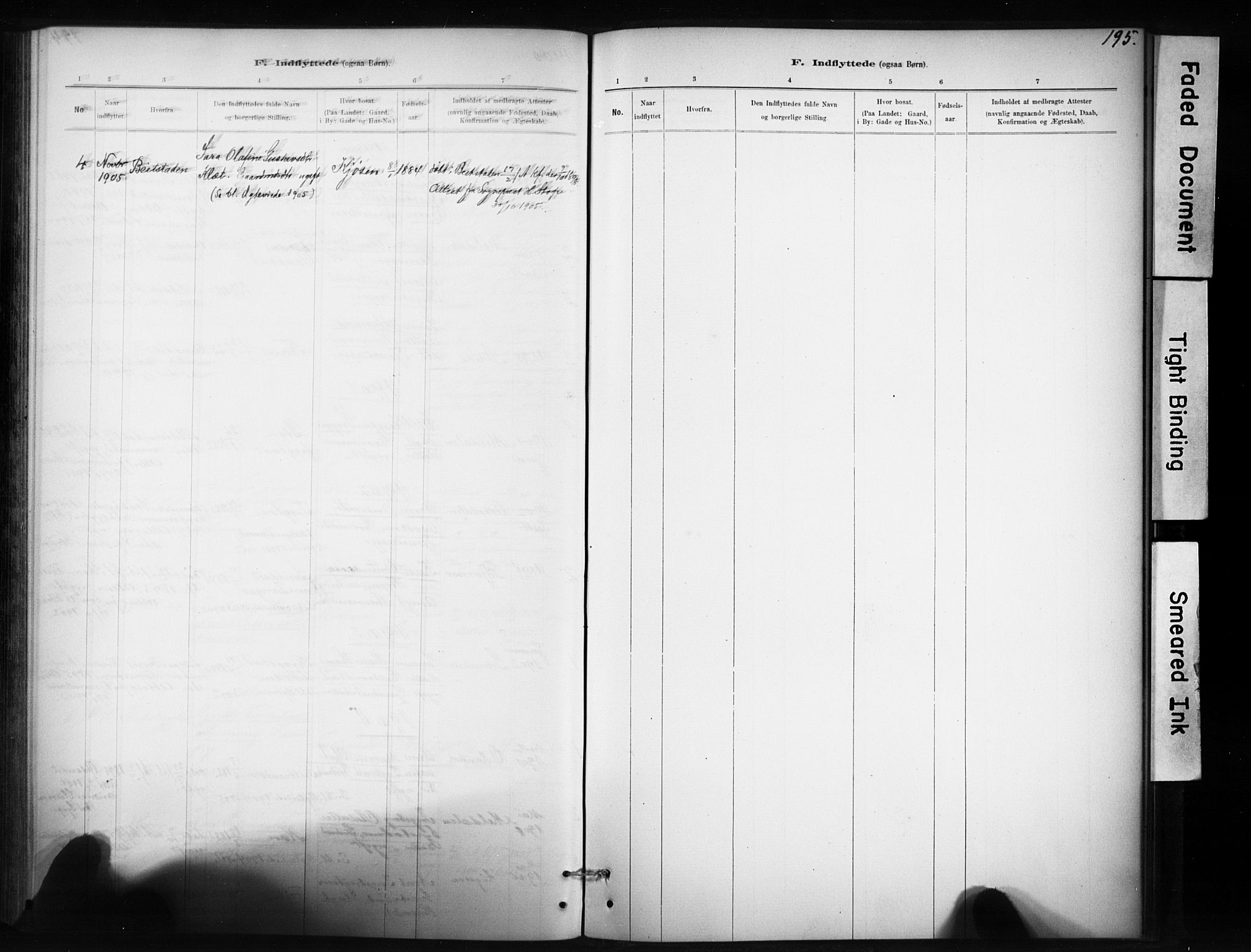 Ministerialprotokoller, klokkerbøker og fødselsregistre - Sør-Trøndelag, SAT/A-1456/694/L1127: Parish register (official) no. 694A01, 1887-1905, p. 195