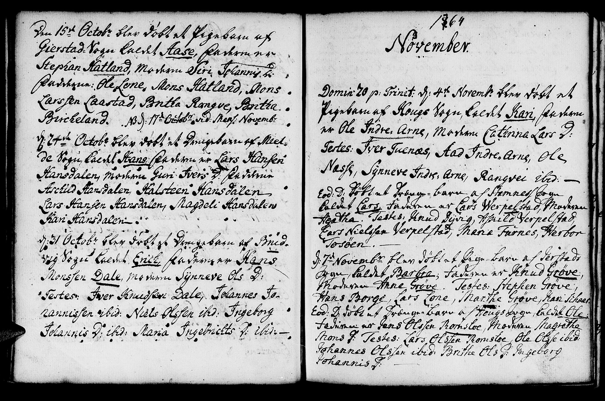 Haus sokneprestembete, AV/SAB-A-75601/H/Haa: Parish register (official) no. A 8, 1754-1769, p. 82