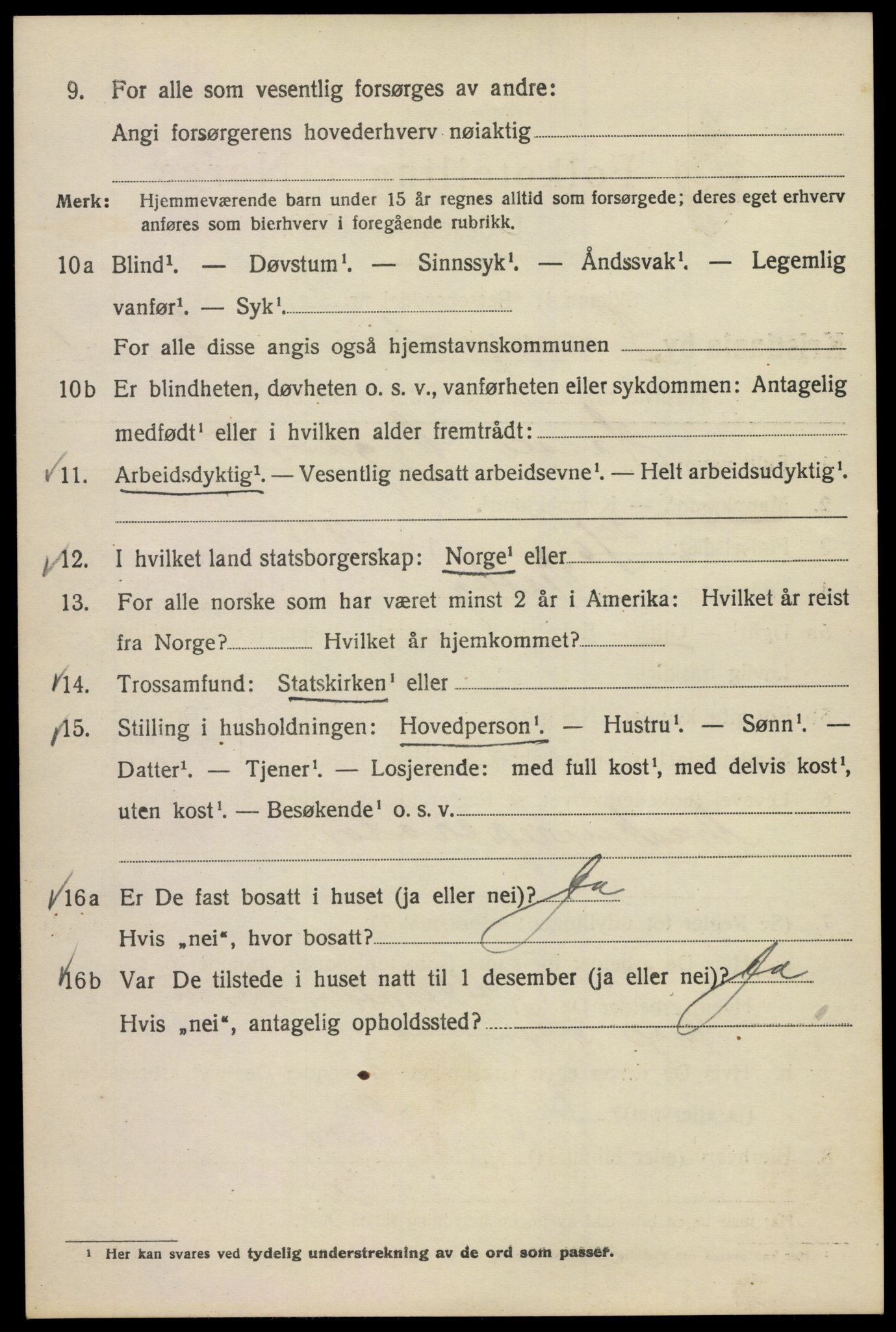 SAO, 1920 census for Kristiania, 1920, p. 181788