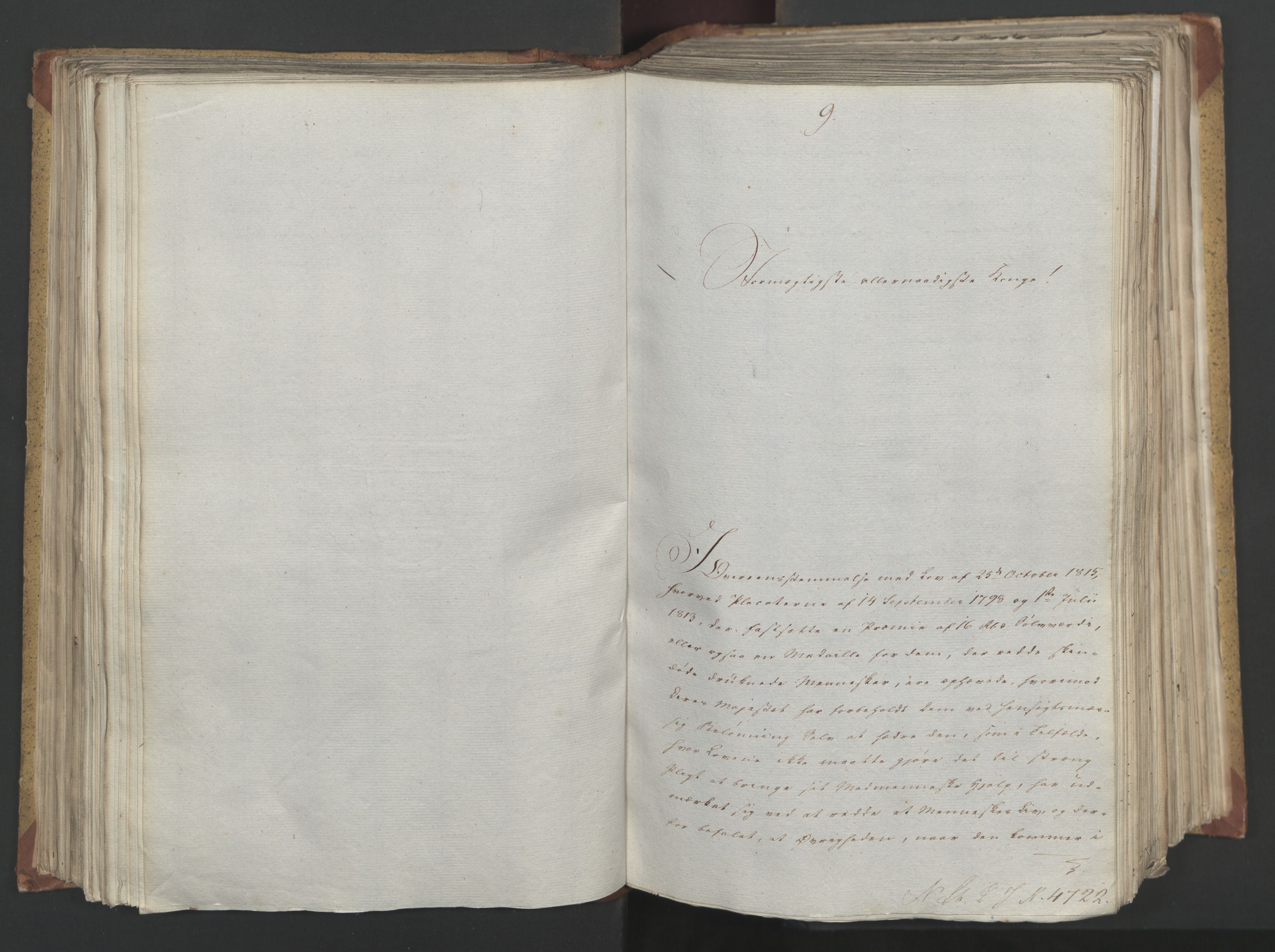 Statsrådsavdelingen i Stockholm, AV/RA-S-1003/D/Da/L0024: Regjeringsinnstillinger nr. 4663-4873, 1820, p. 185