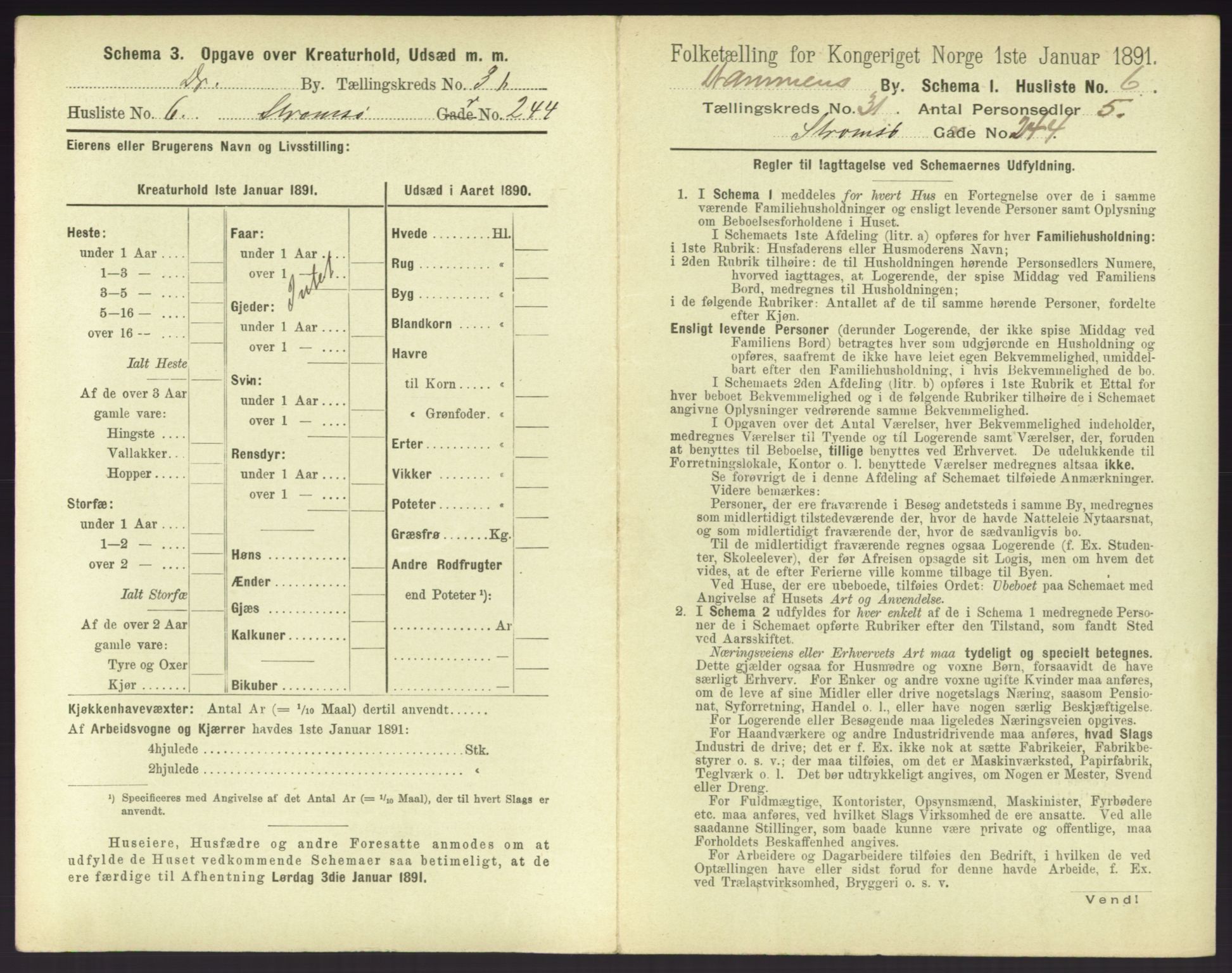 RA, 1891 census for 0602 Drammen, 1891, p. 2669