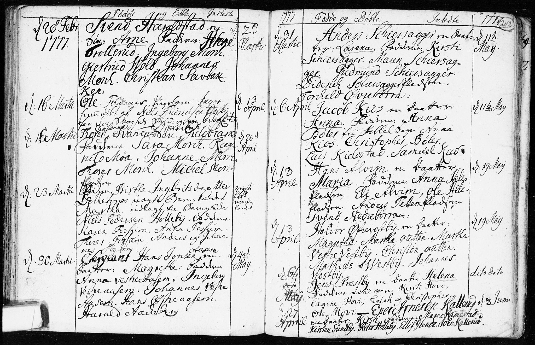 Spydeberg prestekontor Kirkebøker, AV/SAO-A-10924/F/Fa/L0002: Parish register (official) no. I 2, 1739-1780, p. 242