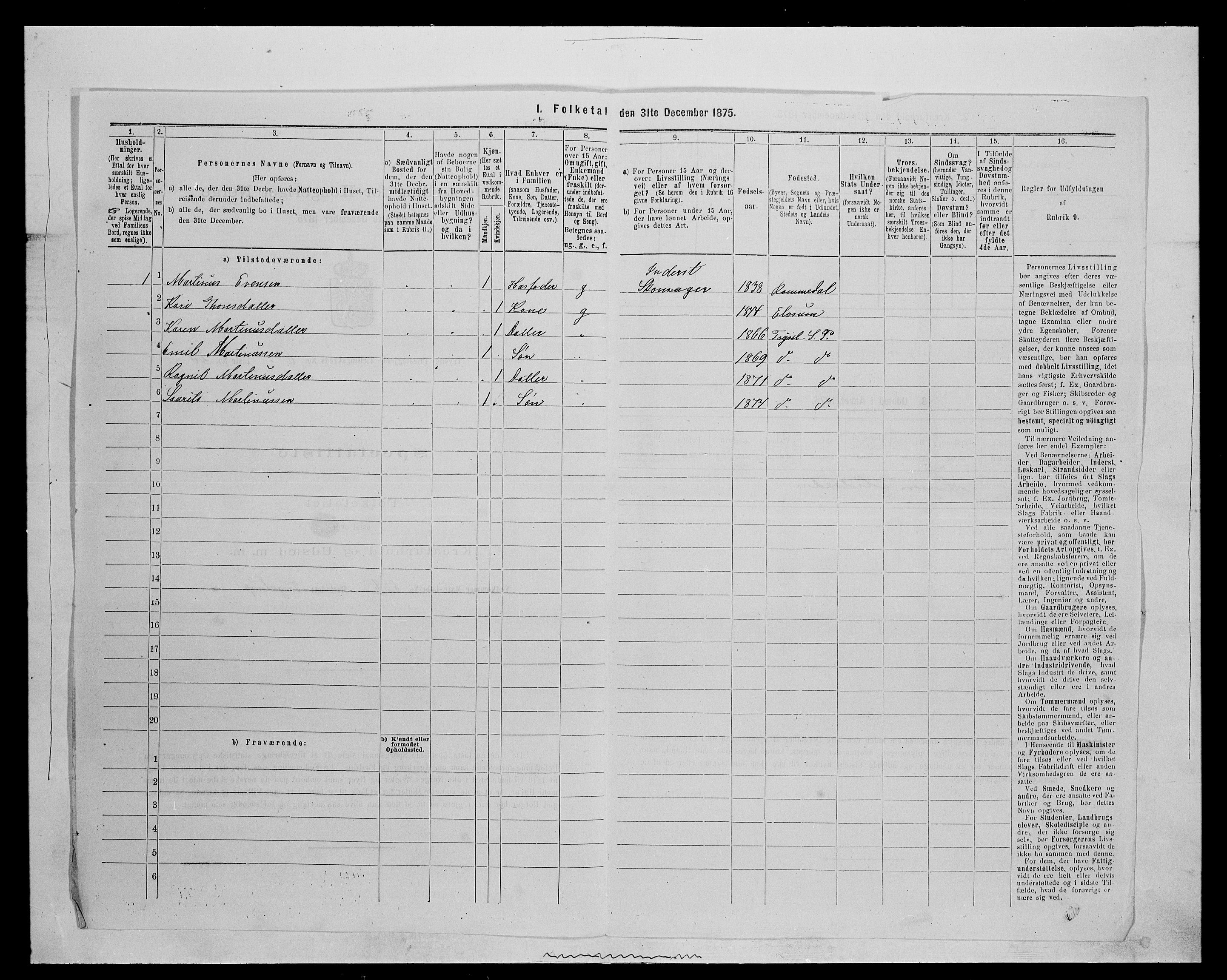 SAH, 1875 census for 0428P Trysil, 1875, p. 766