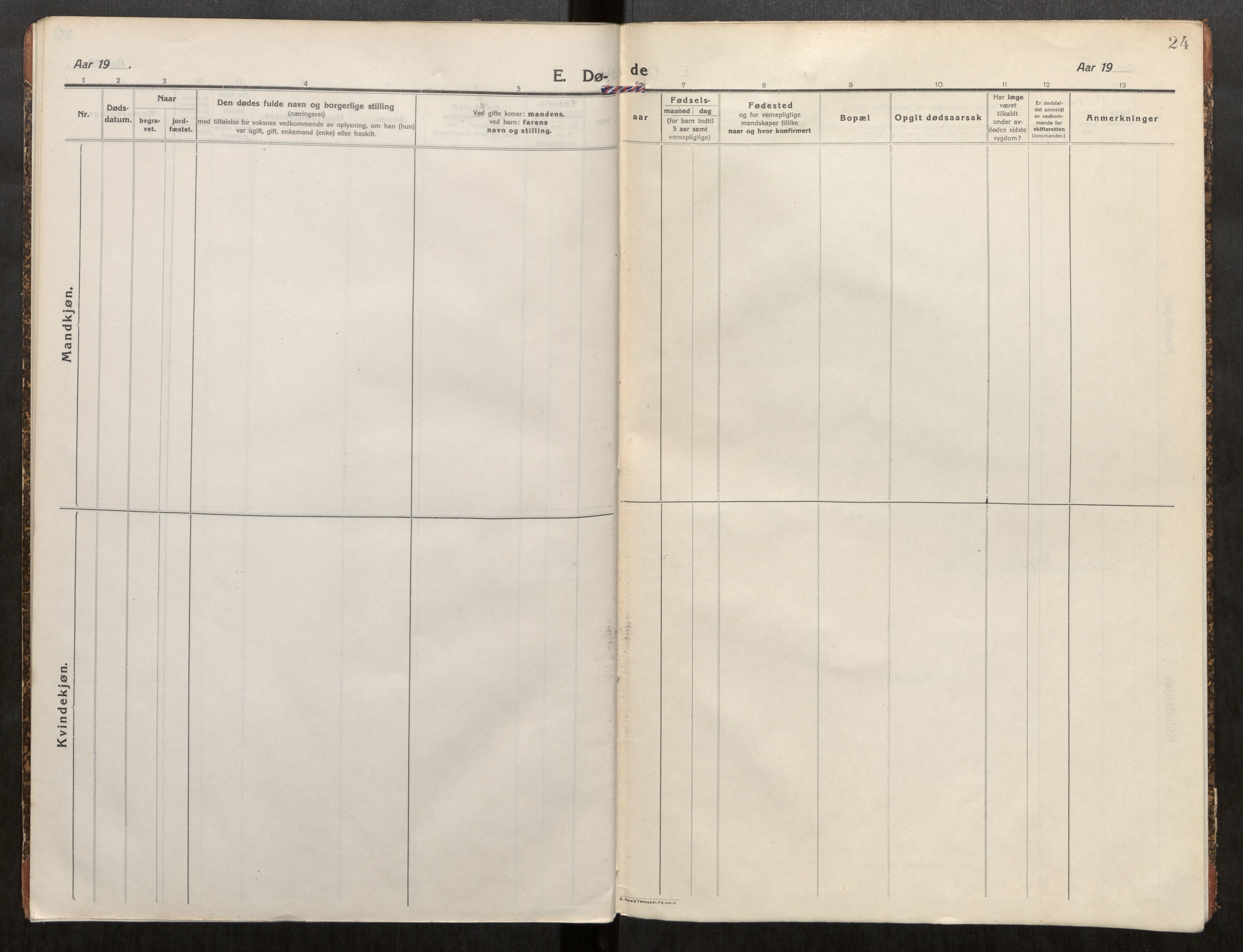Ministerialprotokoller, klokkerbøker og fødselsregistre - Møre og Romsdal, AV/SAT-A-1454/546/L0600: Parish register (official) no. 546A05, 1915-1920, p. 24