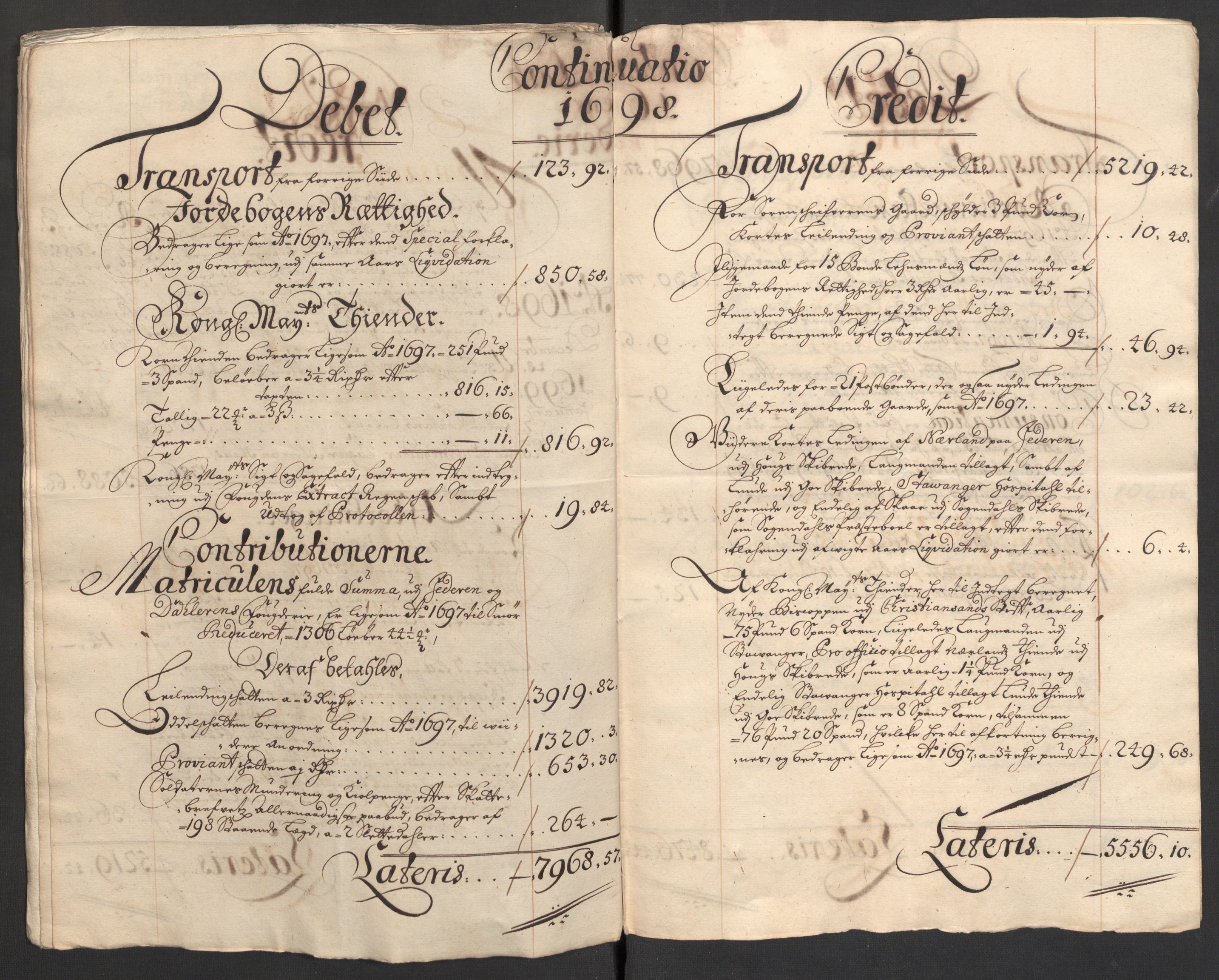 Rentekammeret inntil 1814, Reviderte regnskaper, Fogderegnskap, AV/RA-EA-4092/R46/L2729: Fogderegnskap Jæren og Dalane, 1697-1698, p. 123