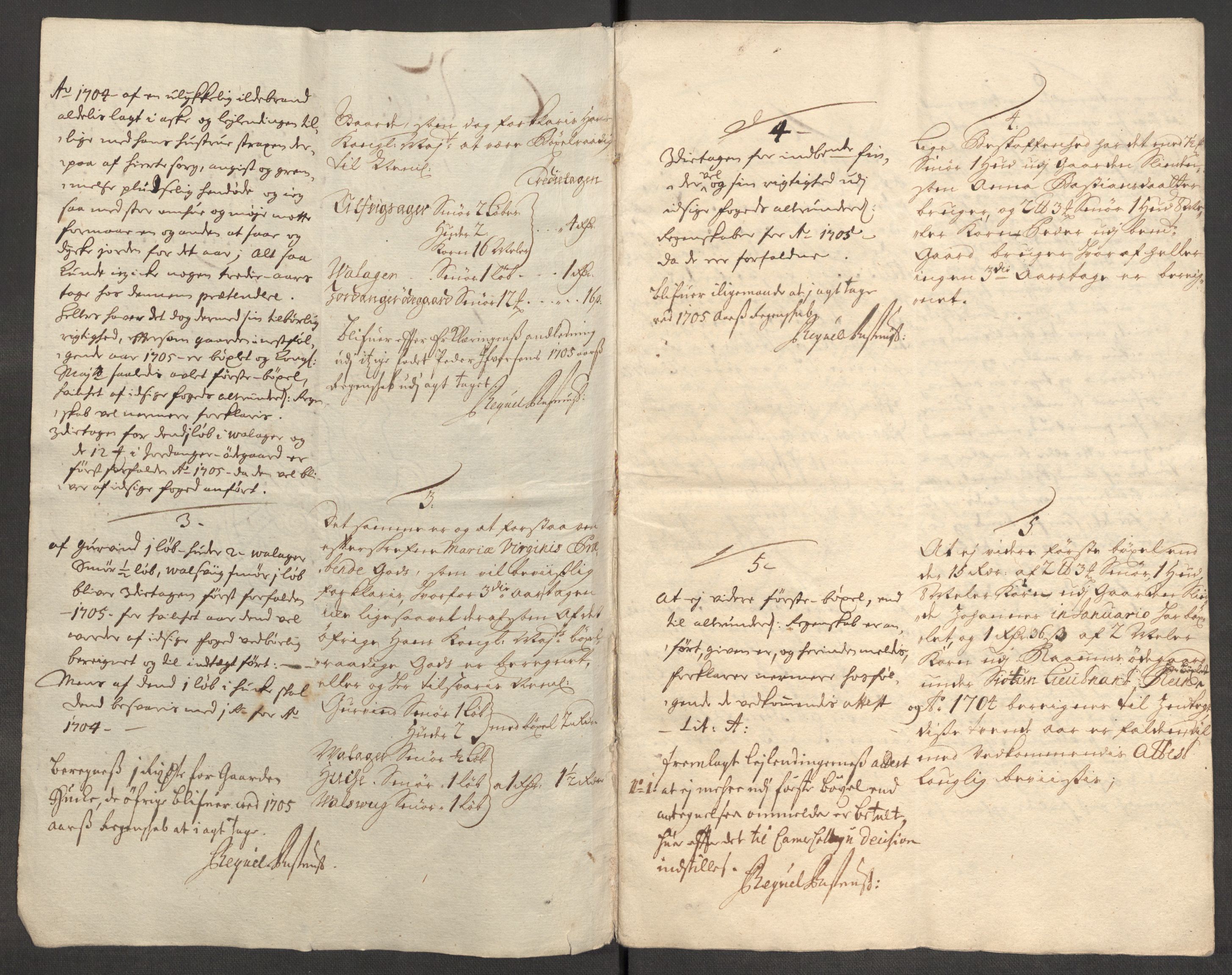 Rentekammeret inntil 1814, Reviderte regnskaper, Fogderegnskap, AV/RA-EA-4092/R52/L3313: Fogderegnskap Sogn, 1703-1704, p. 534