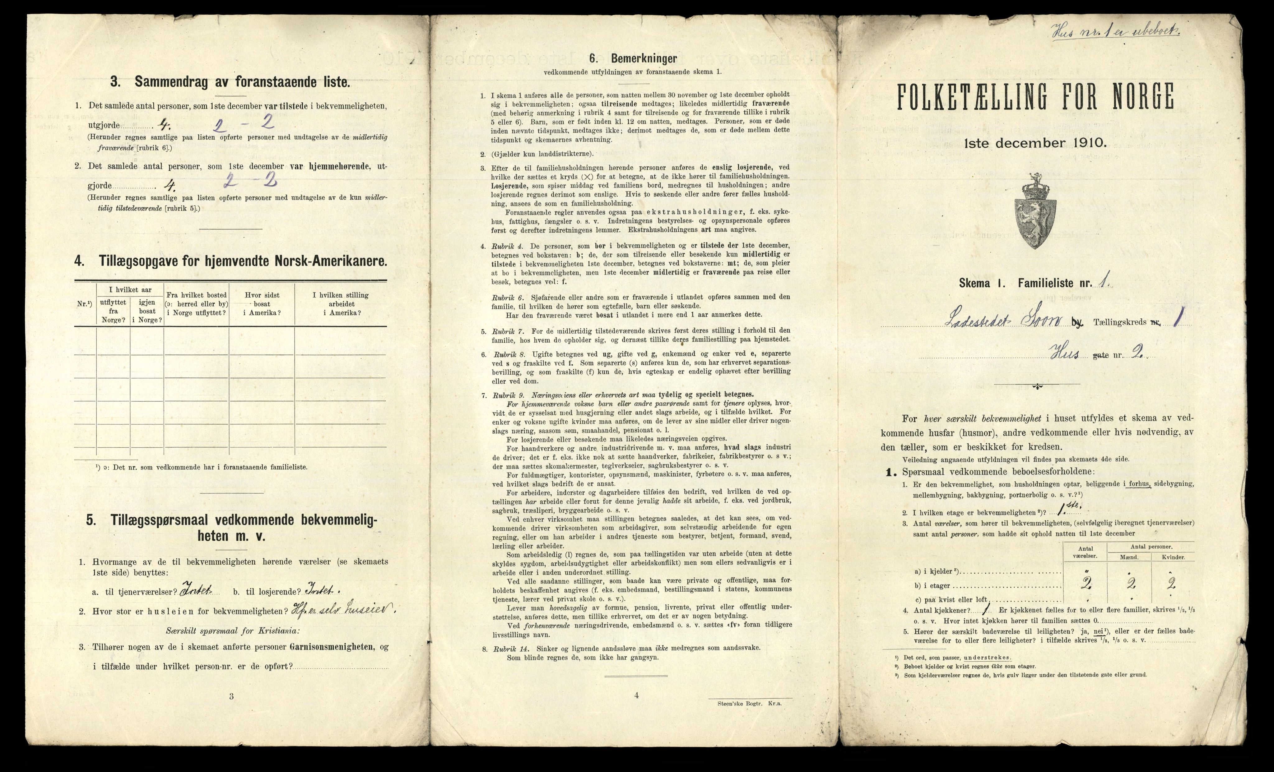 RA, 1910 census for Son, 1910, p. 11