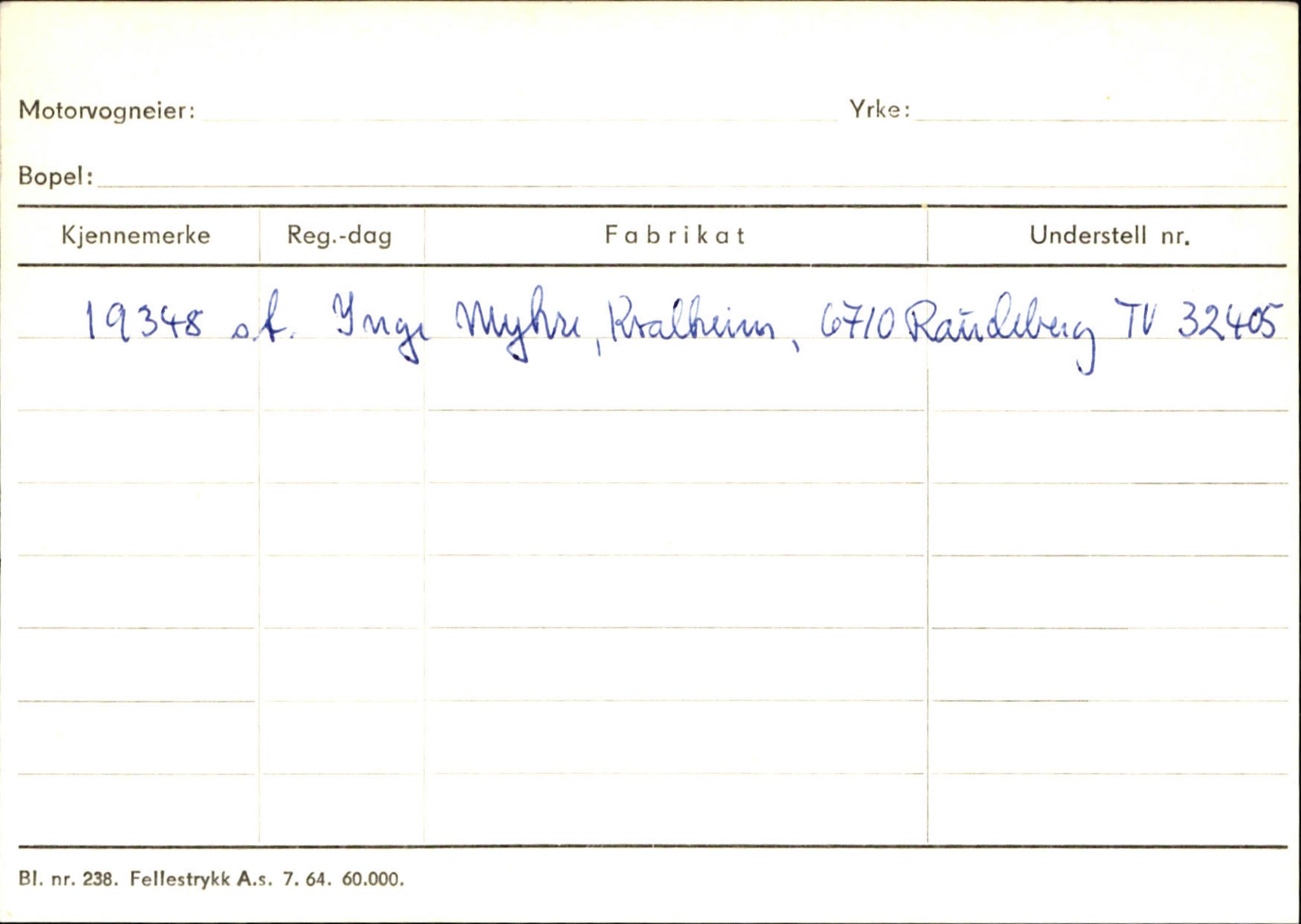 Statens vegvesen, Sogn og Fjordane vegkontor, AV/SAB-A-5301/4/F/L0131: Eigarregister Høyanger P-Å. Stryn S-Å, 1945-1975, p. 1422