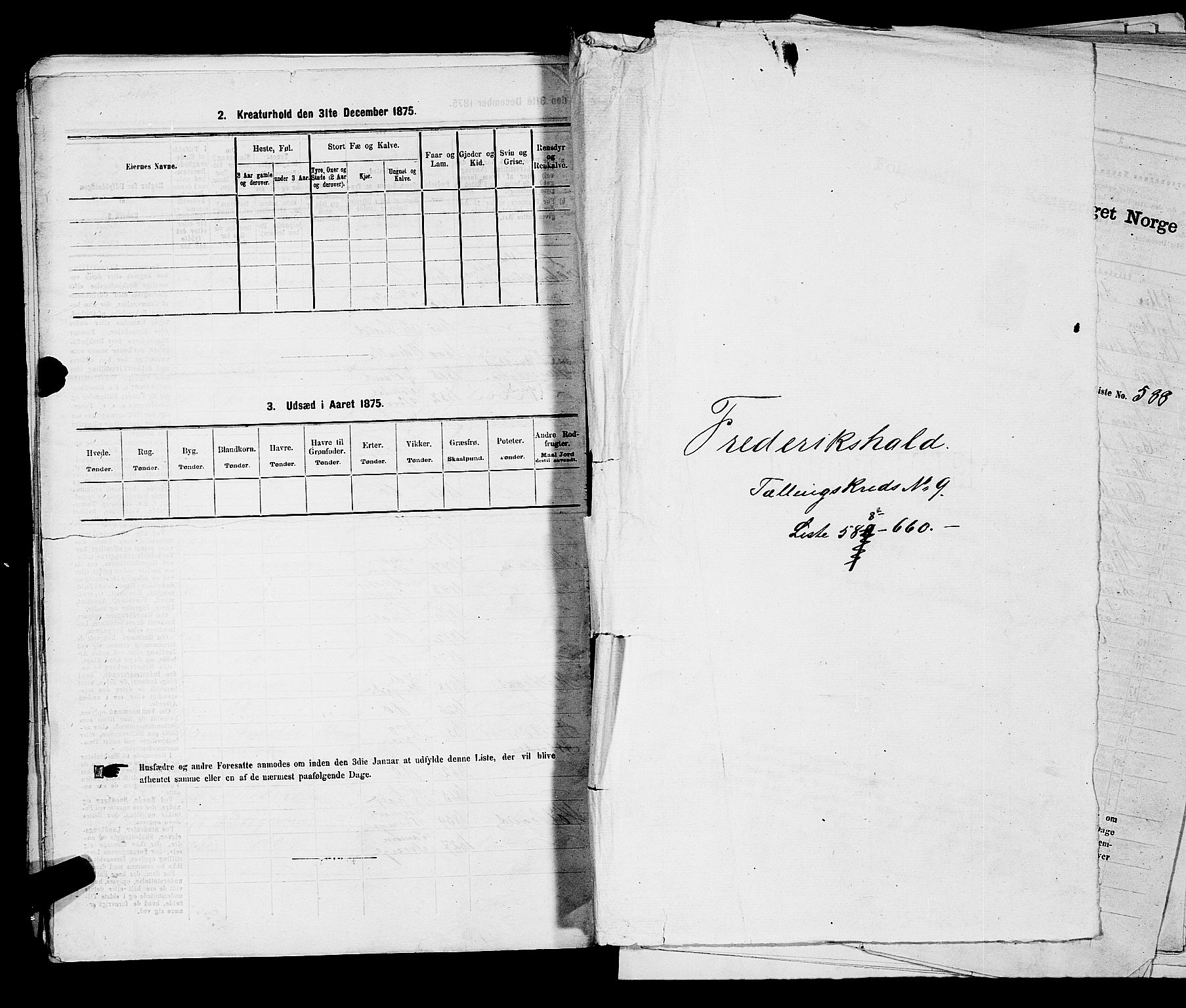 RA, 1875 census for 0101P Fredrikshald, 1875, p. 1429