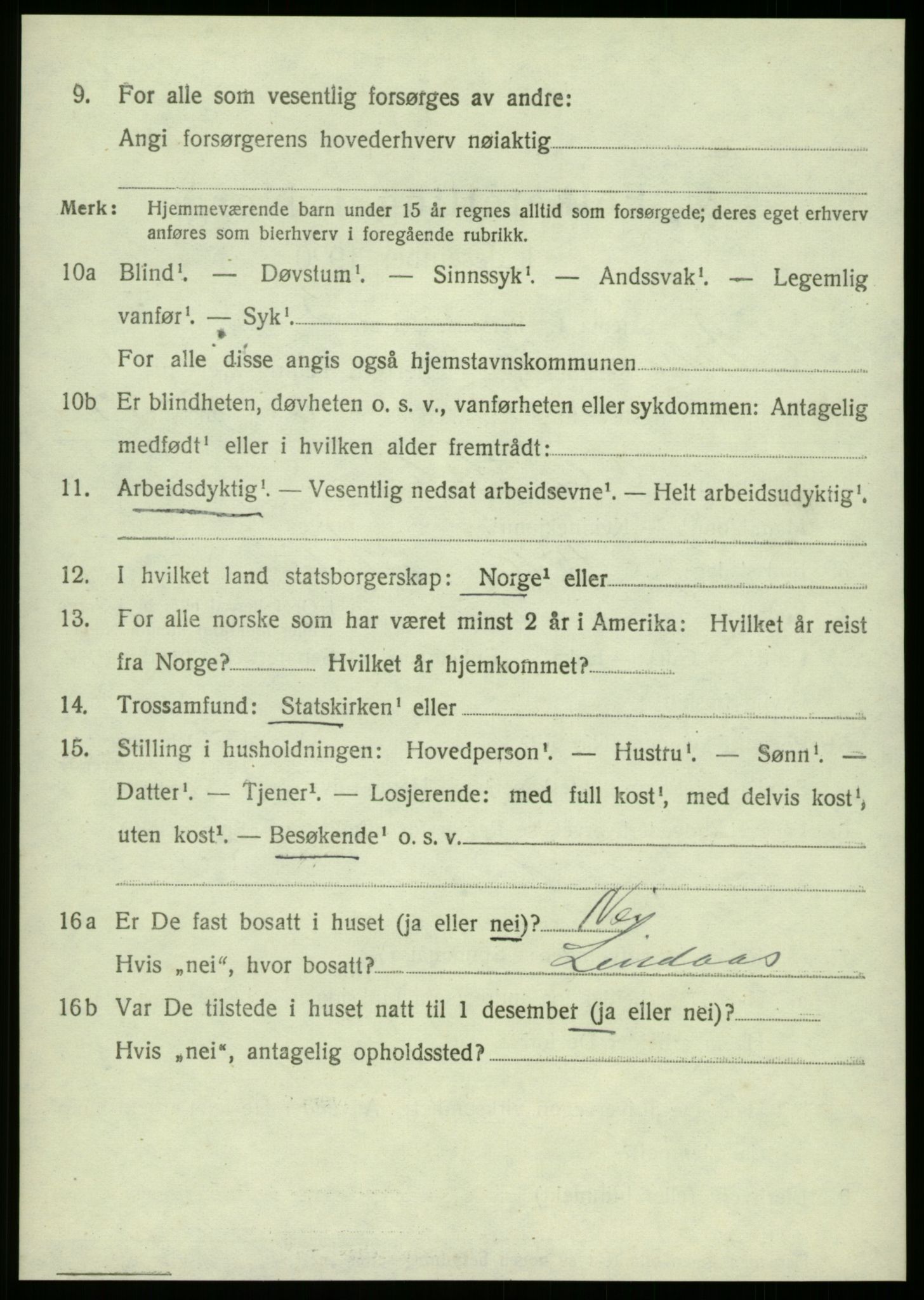 SAB, 1920 census for Askøy, 1920, p. 4953