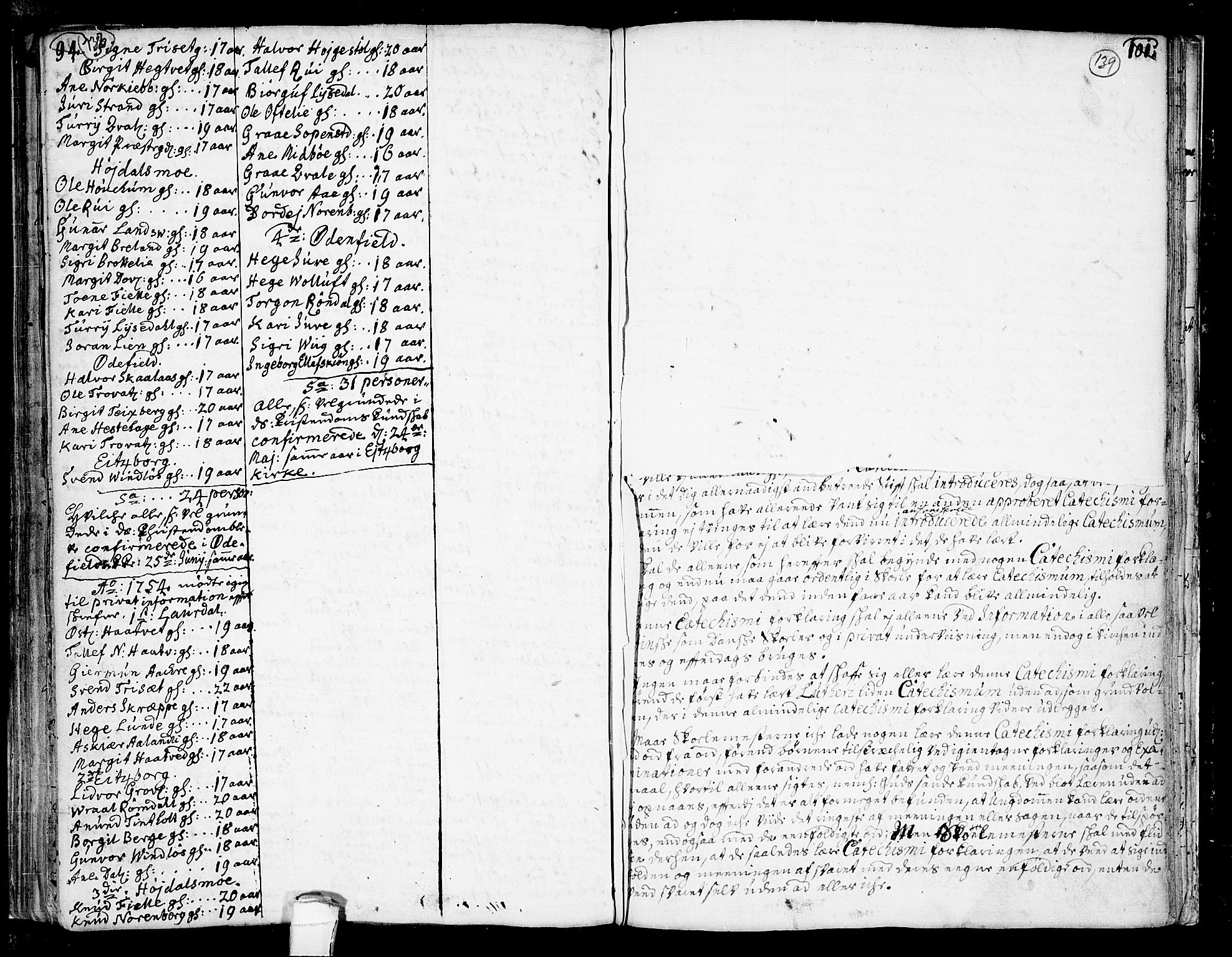 Lårdal kirkebøker, SAKO/A-284/F/Fa/L0002: Parish register (official) no. I 2, 1734-1754, p. 138-139