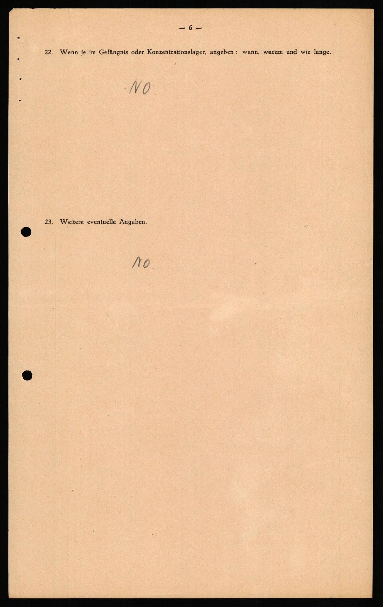 Forsvaret, Forsvarets overkommando II, AV/RA-RAFA-3915/D/Db/L0026: CI Questionaires. Tyske okkupasjonsstyrker i Norge. Tyskere., 1945-1946, p. 473