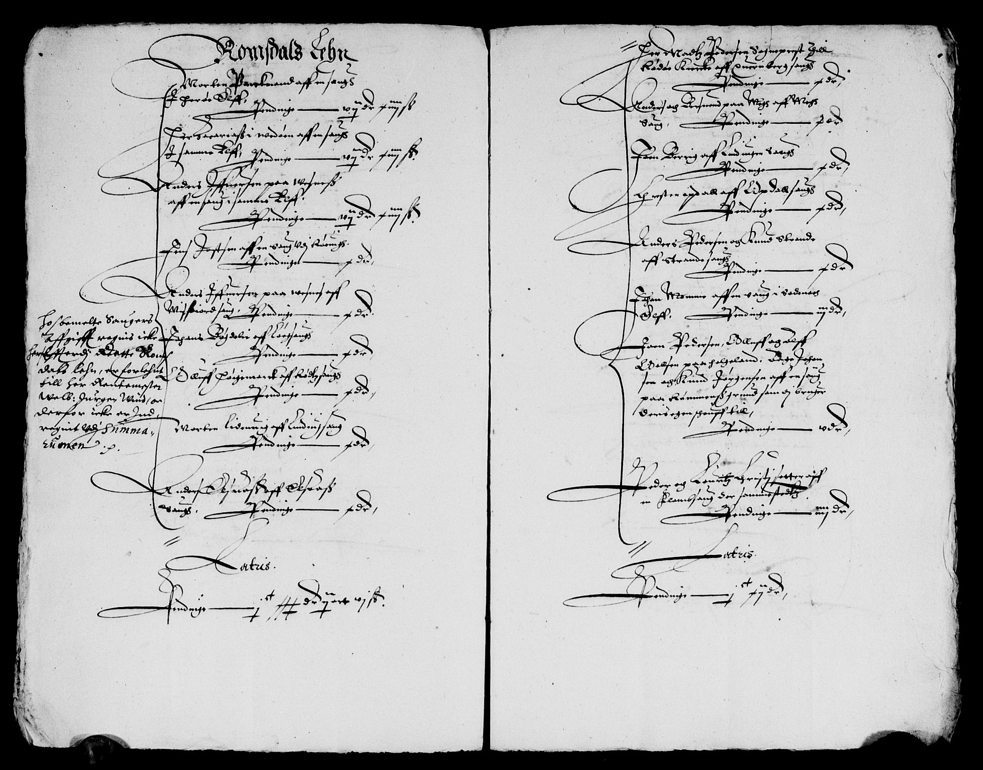 Rentekammeret inntil 1814, Reviderte regnskaper, Lensregnskaper, AV/RA-EA-5023/R/Rb/Rbw/L0040: Trondheim len, 1629-1630